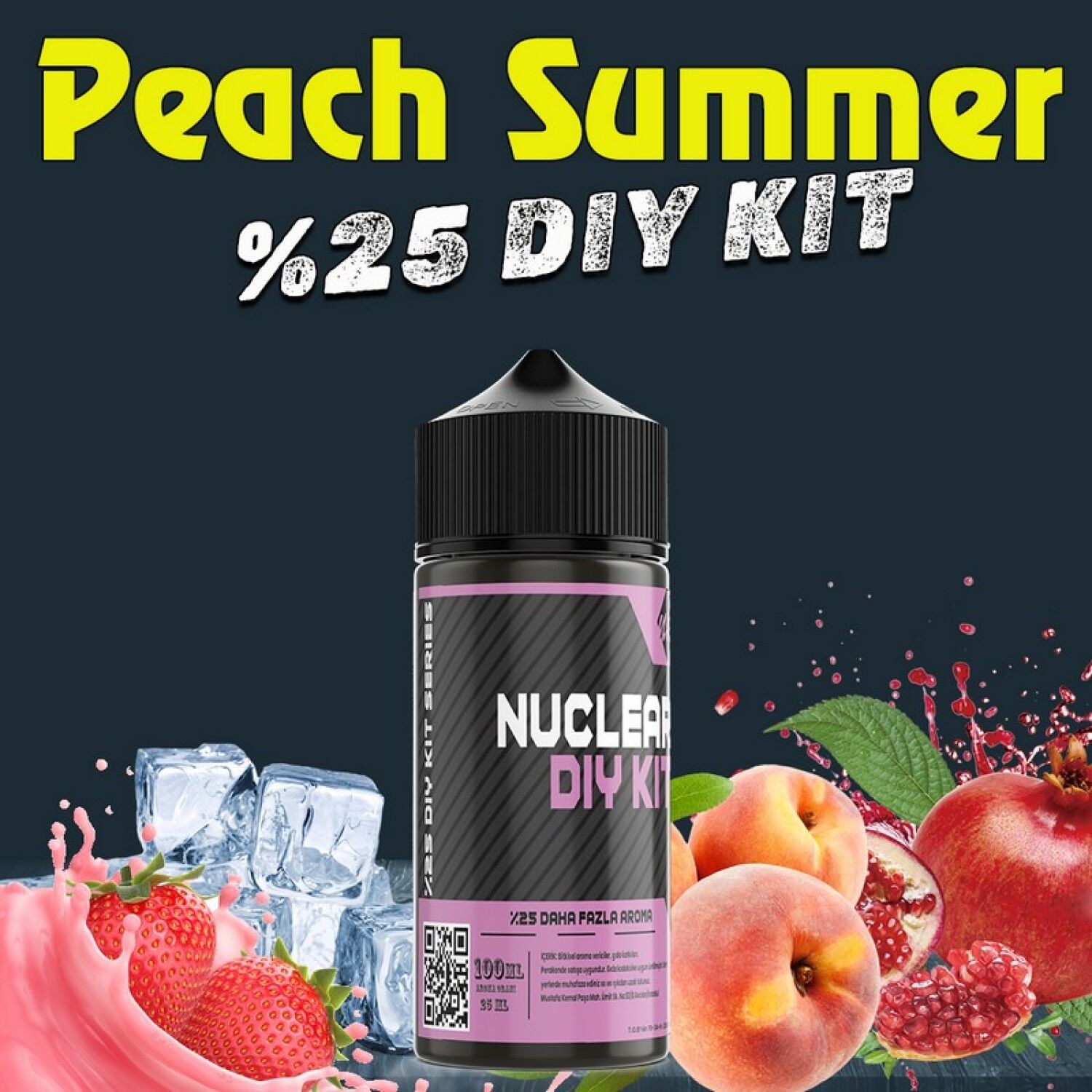 %25 Peach Summer Yoğun Aroma Dıy-Kit