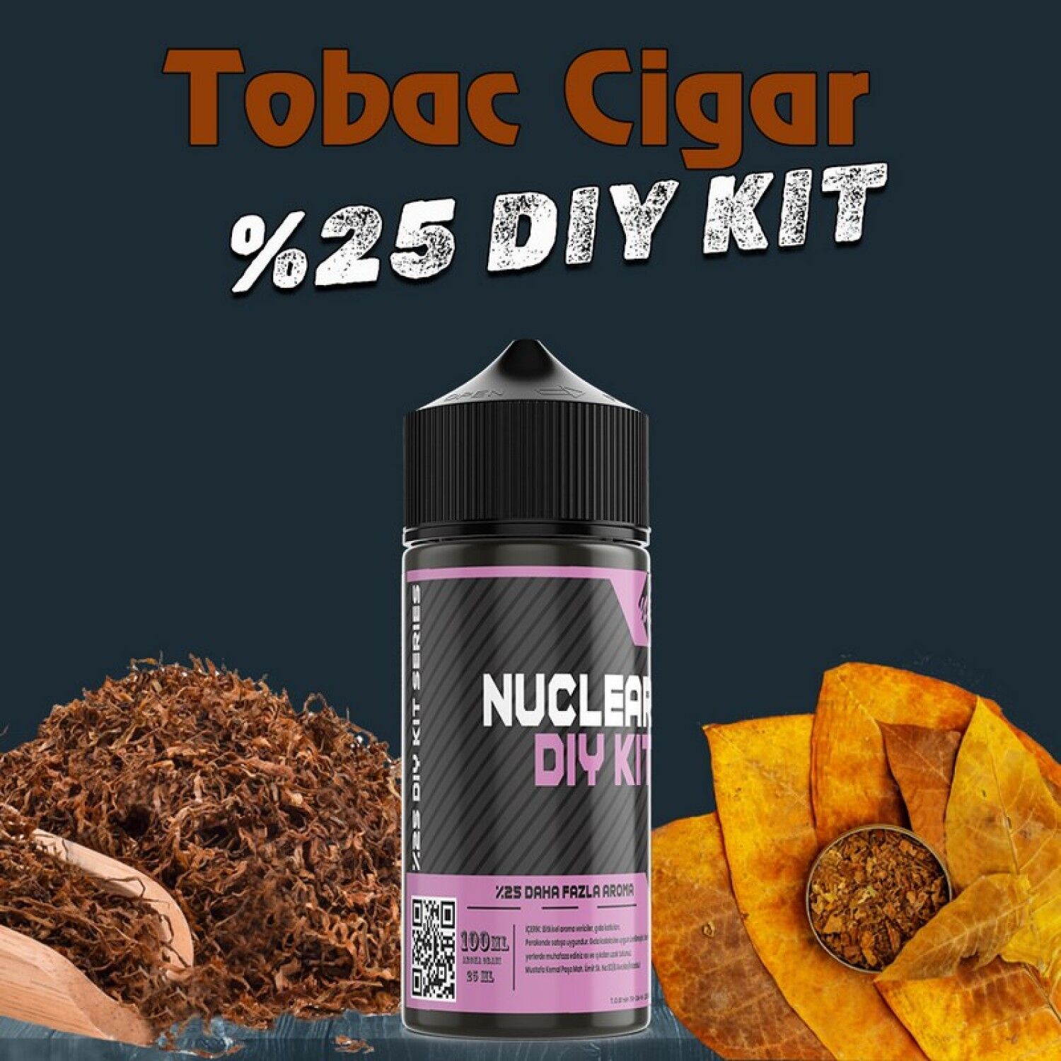 %25 Tobac Cigar Yoğun Aroma Dıy-Kit