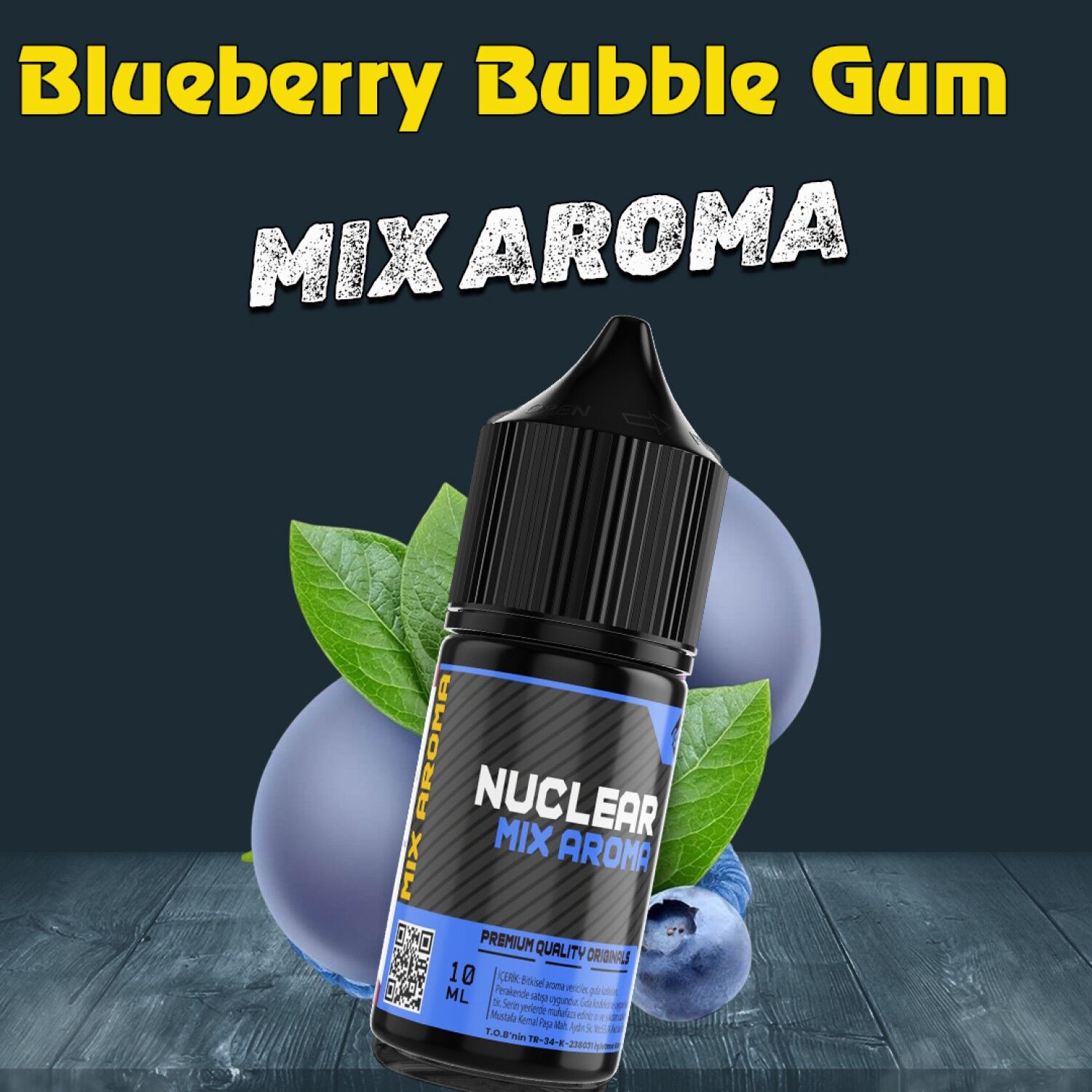 Blueberry Bubblegum Mix Aroma Drif Serisi