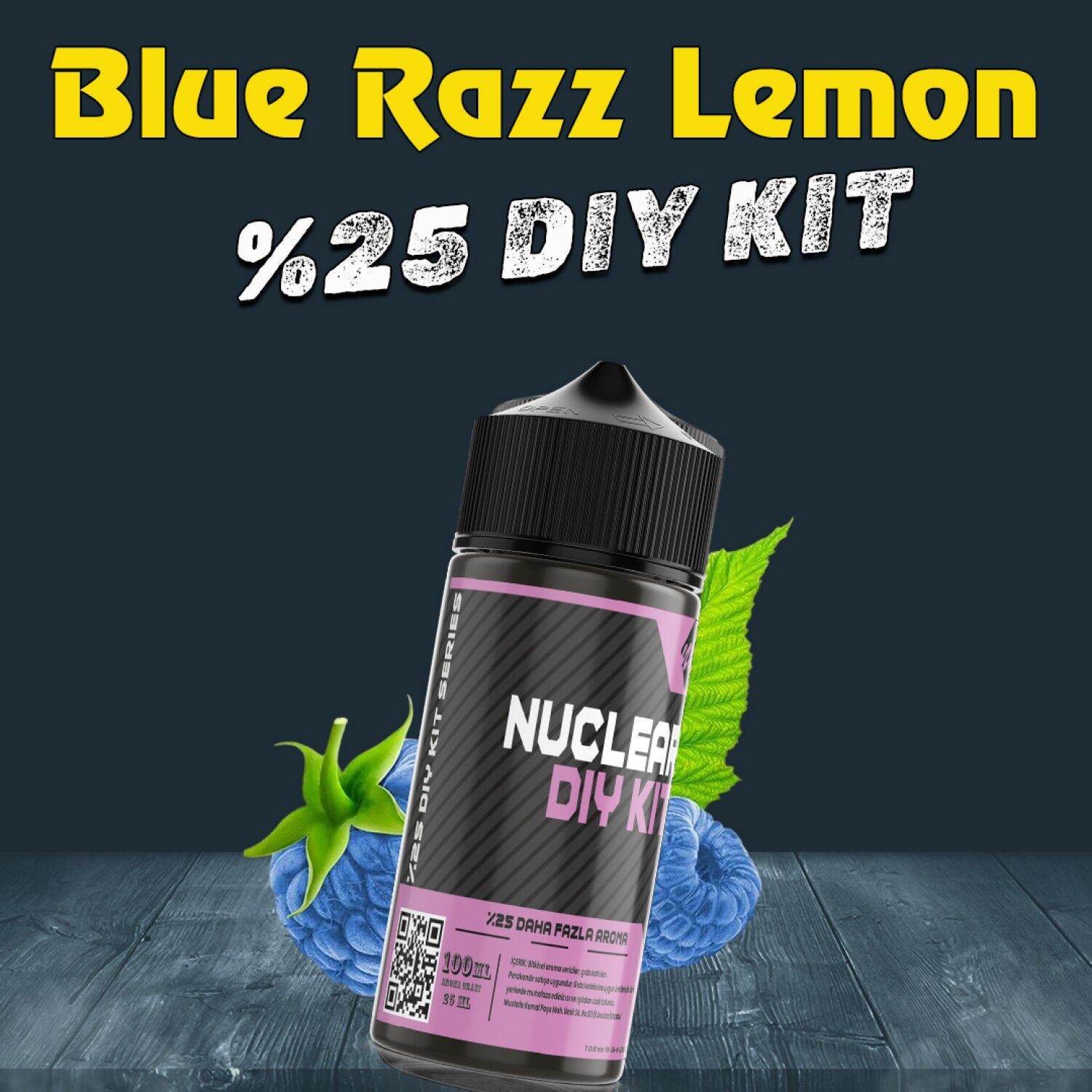 %25 Blue Razz Lemonade İce Yoğun Aroma Dıy-Kit Drif Serisi