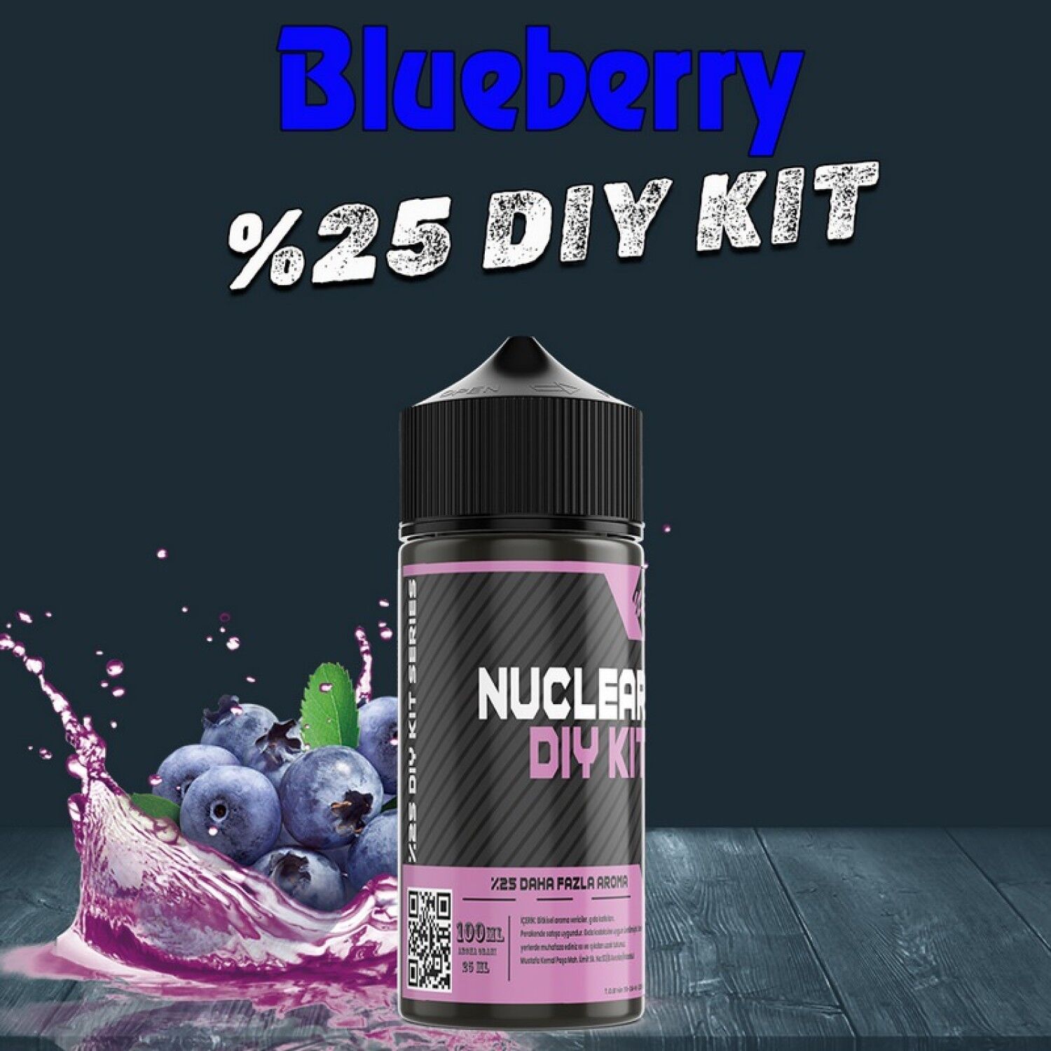 %25 Blueberry Yoğun Aroma Dıy-Kit Vamp Serisi