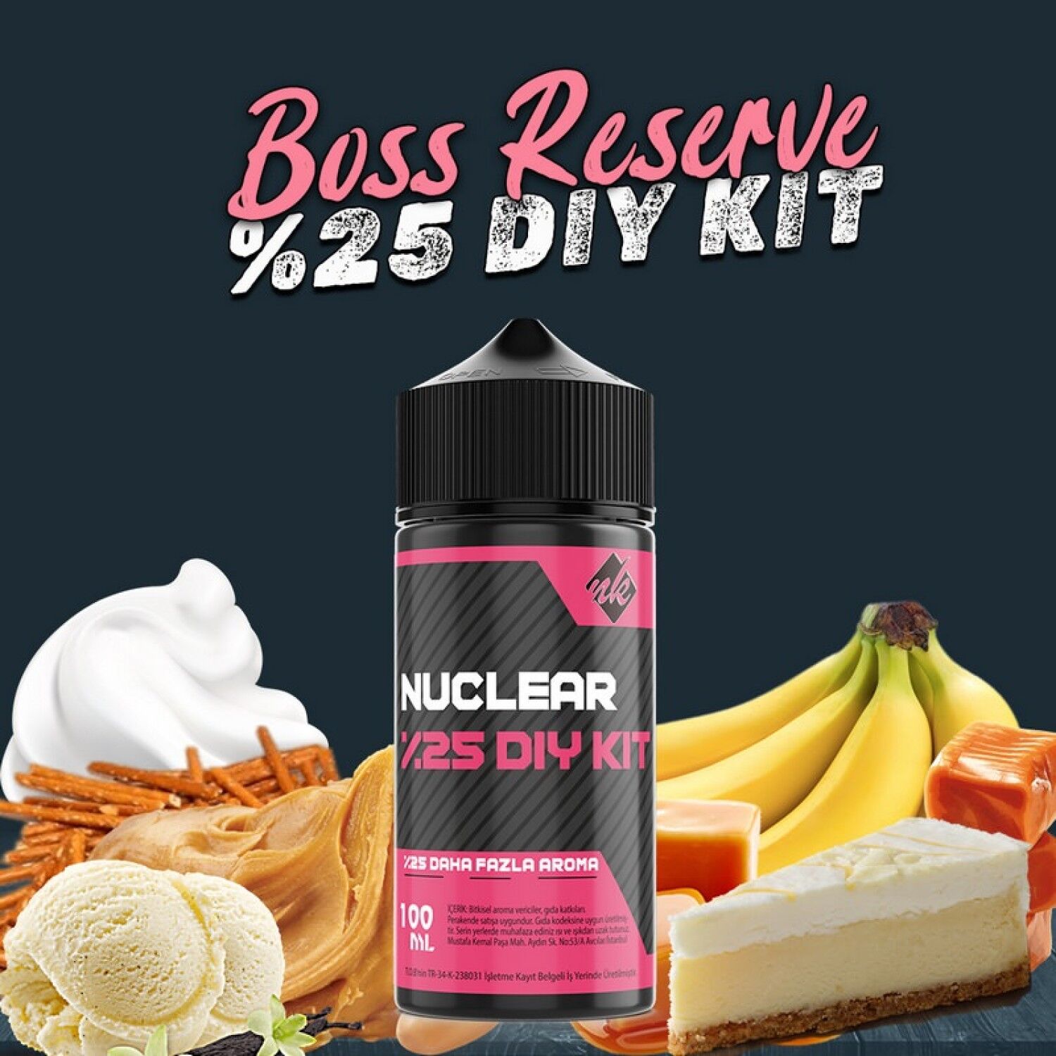 %25 Boss Reserve Cuttwood Yoğun Aroma Dıy-Kit