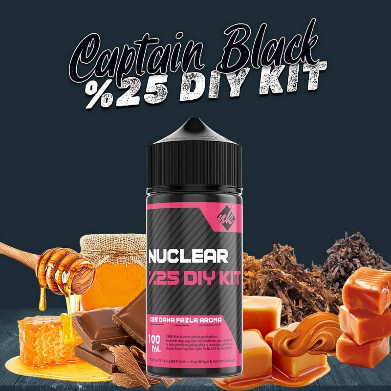 %25 Captain Blacke Yoğun Aroma Dıy-Kit