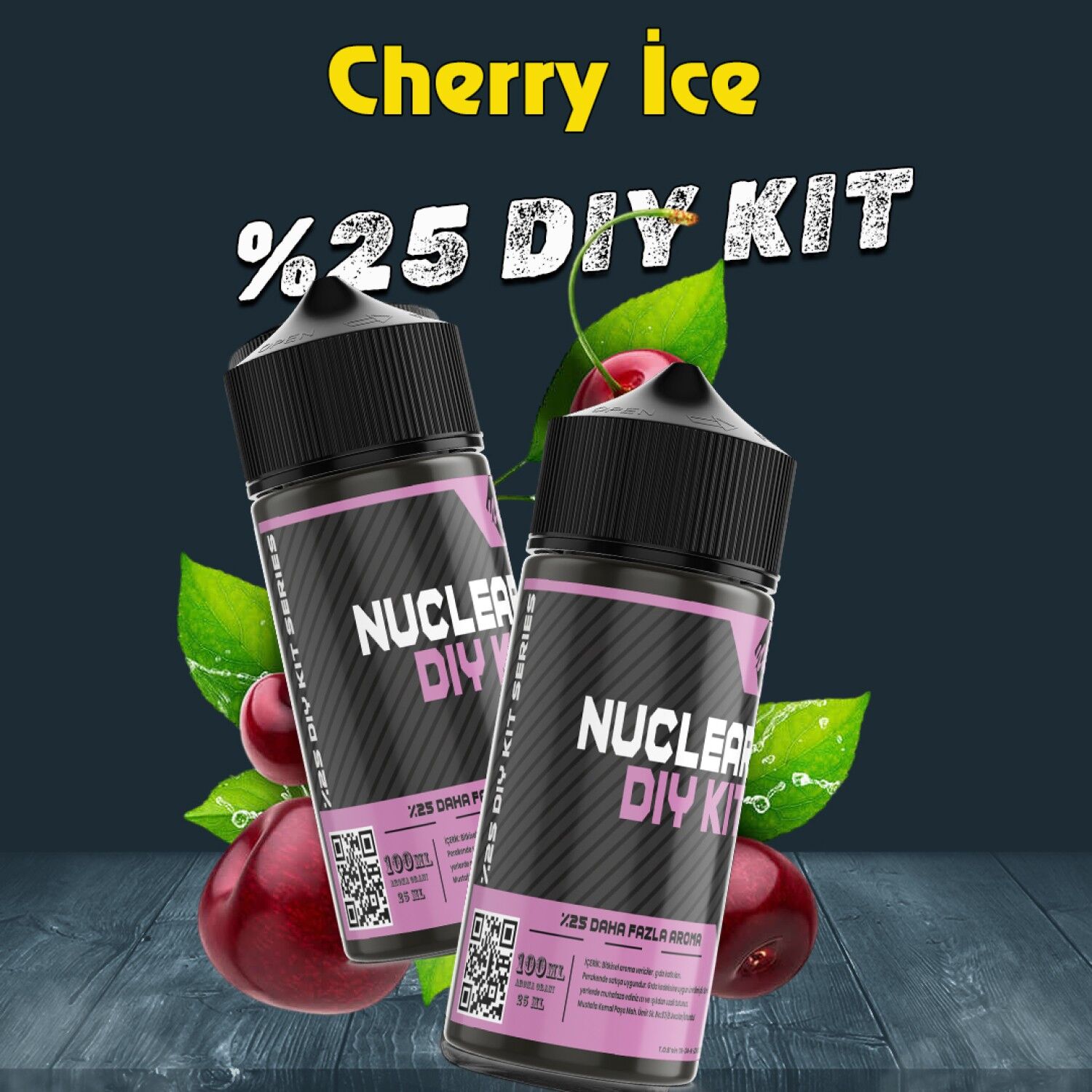 %25 Cherry İce Yoğun Aroma Dıy-Kit Drif Serisi