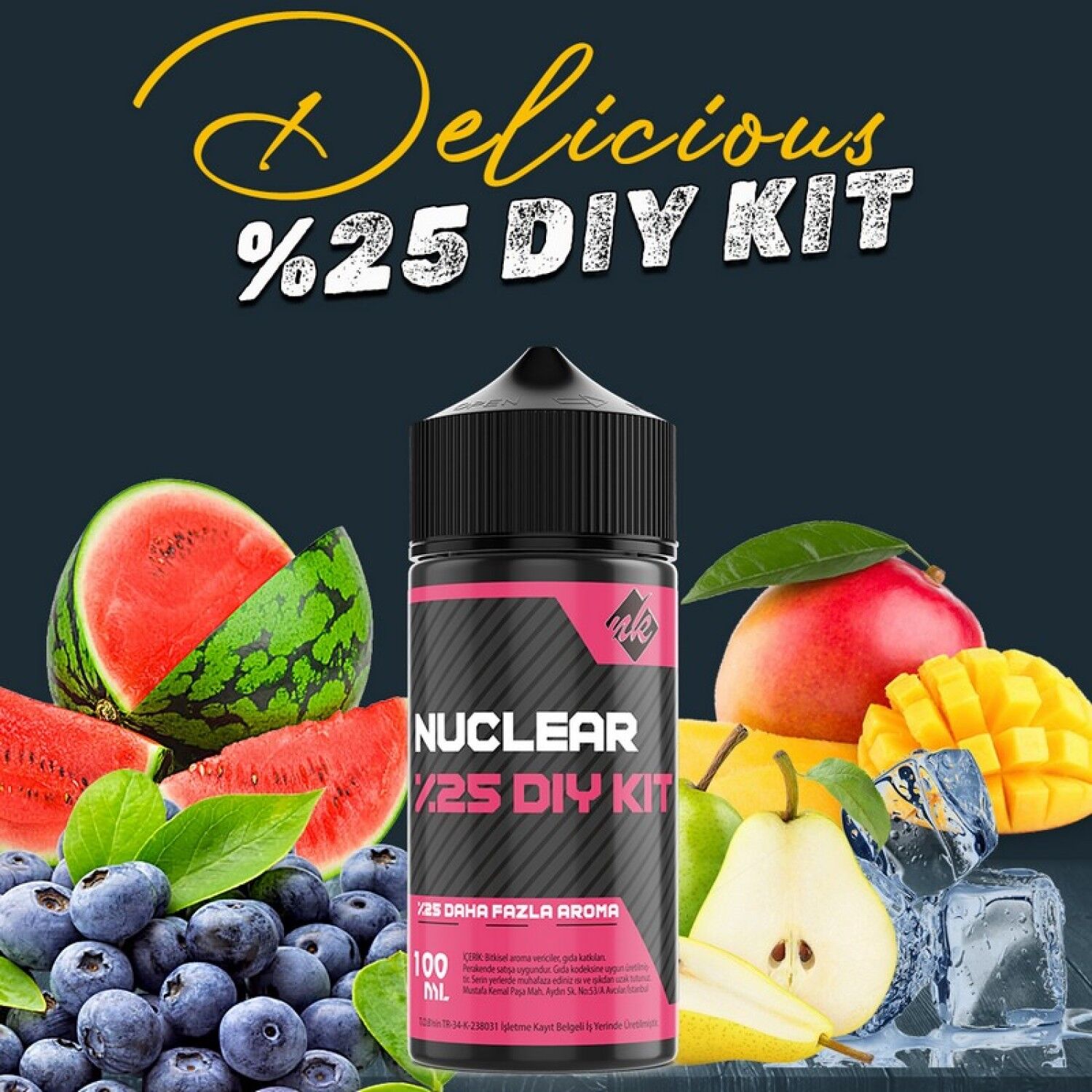 %25 Delicious Yoğun Aroma Dıy-Kit