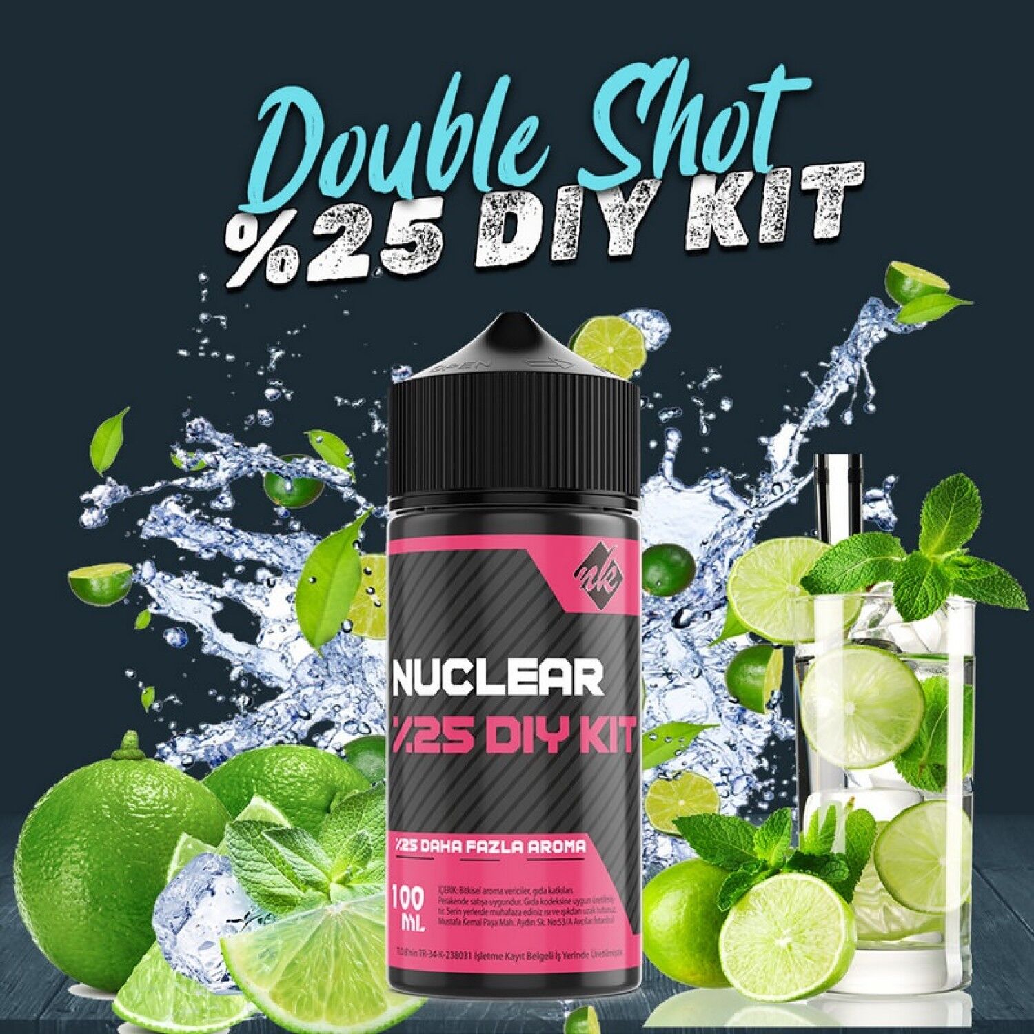 %25 Double Shot Yoğun Aroma Dıy-Kit