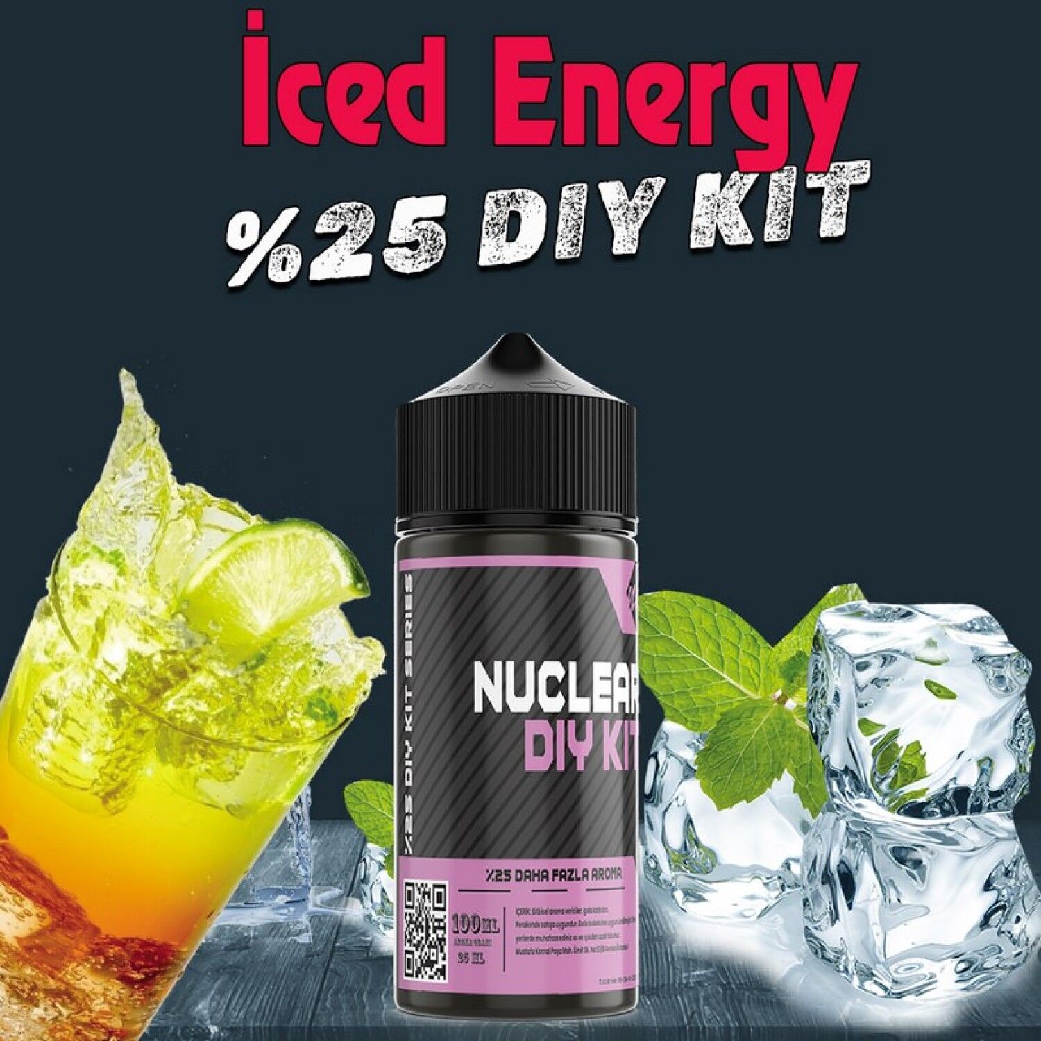%25 İced Energy Yoğun Aroma Dıy-Kit Vamp Serisi