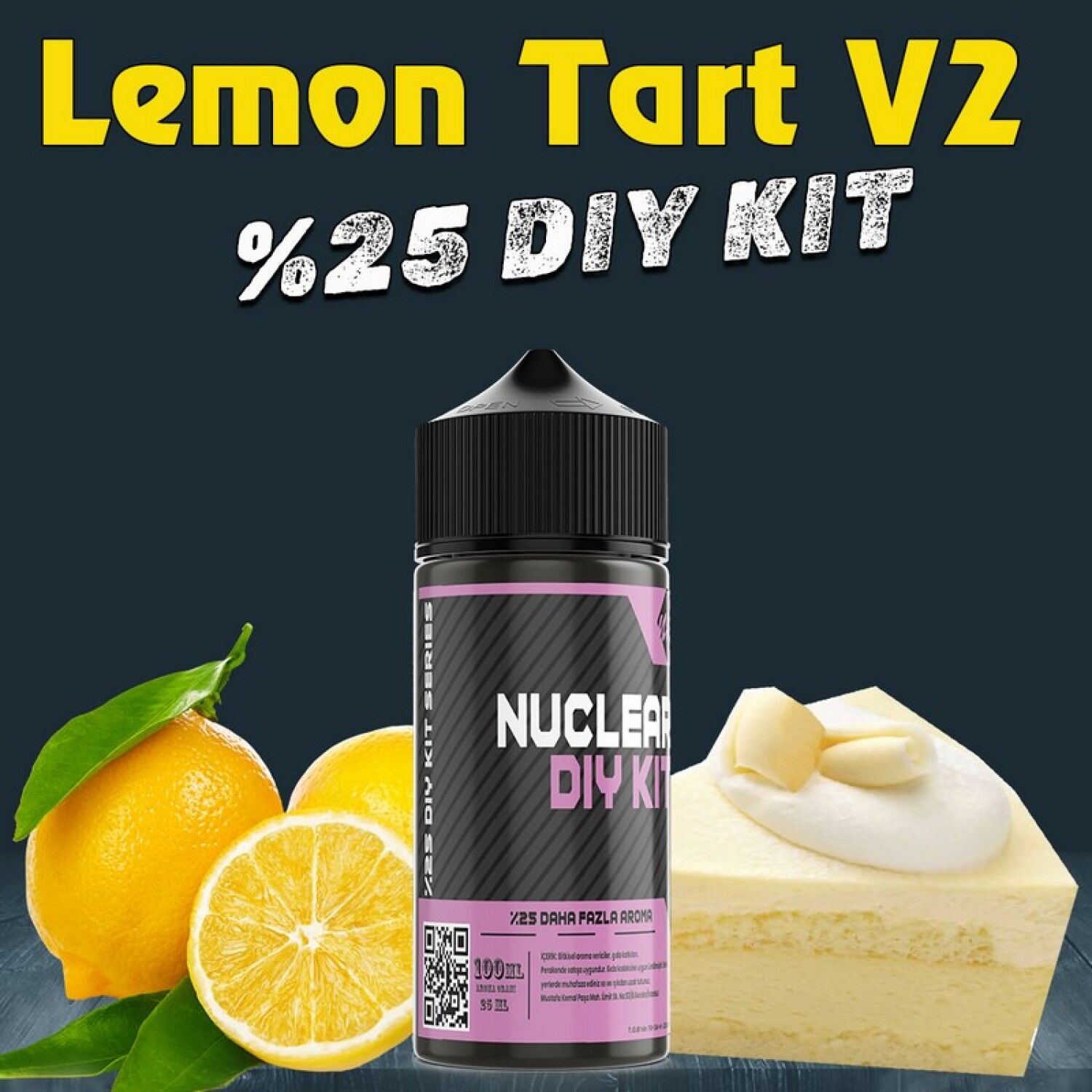 %25 Lemon Tart V2 Yoğun Aroma Dıy-Kit