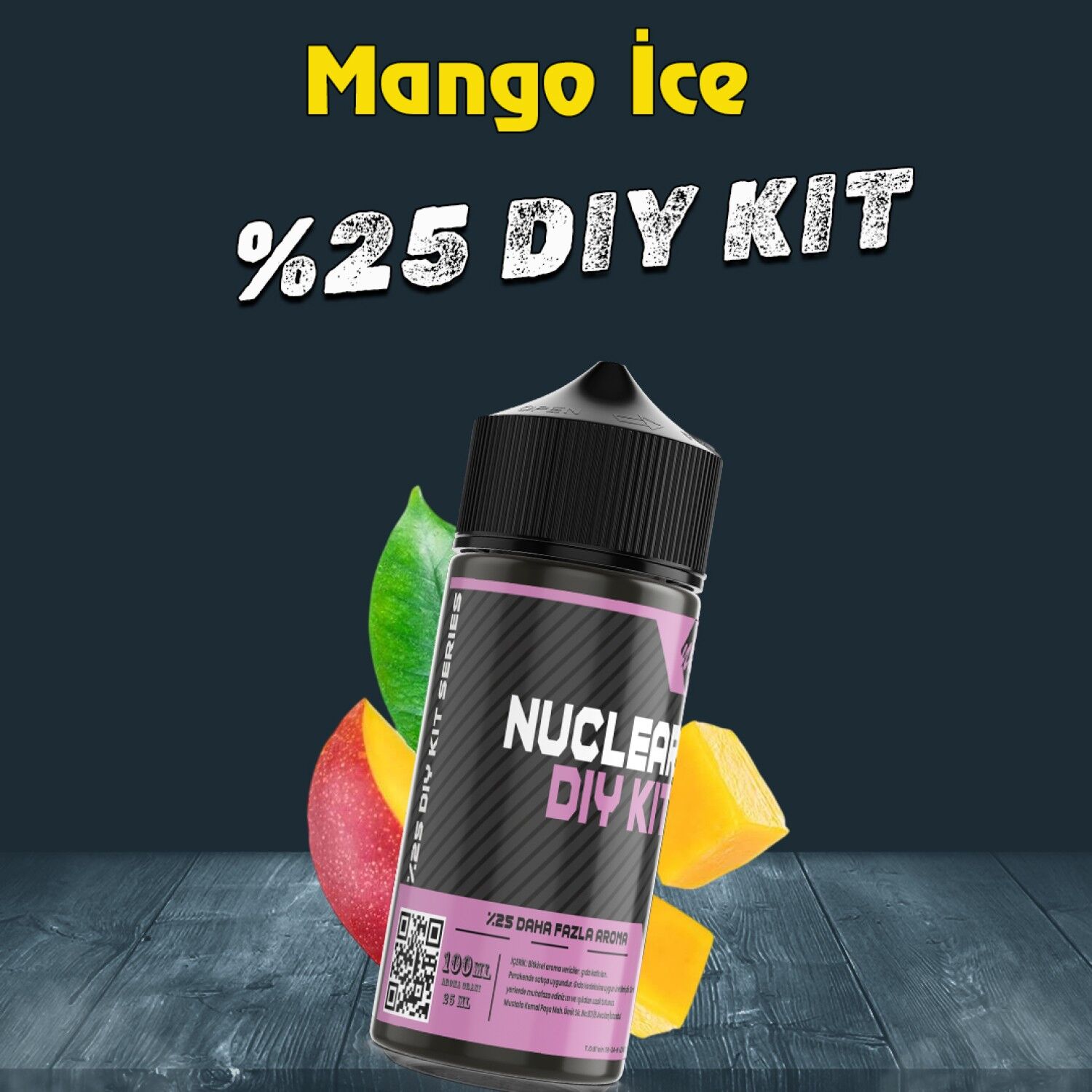 %25 Mango İce Yoğun Aroma Dıy-Kit Drif Serisi