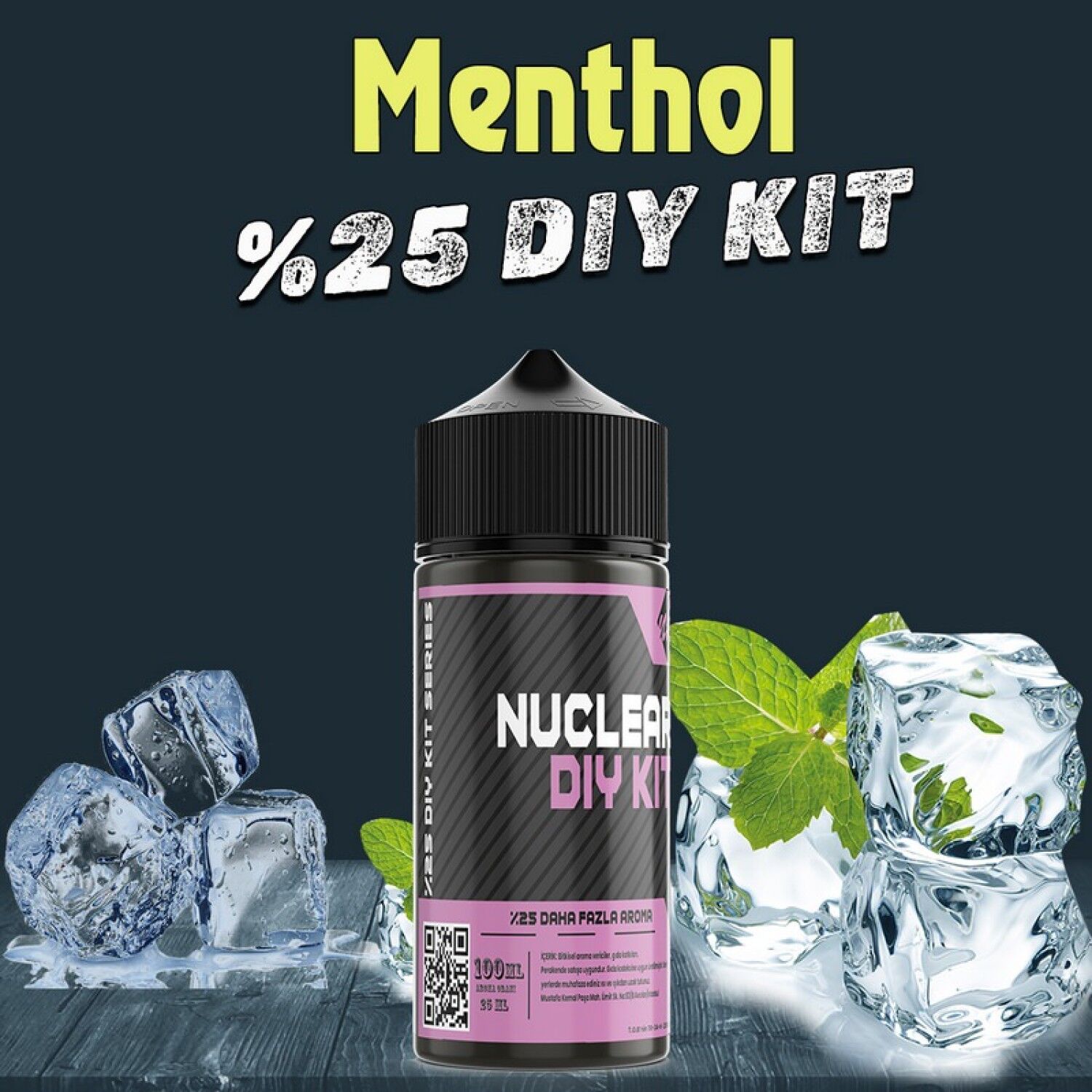 %25 Menthol Yoğun Aroma Dıy-Kit Vamp Serisi