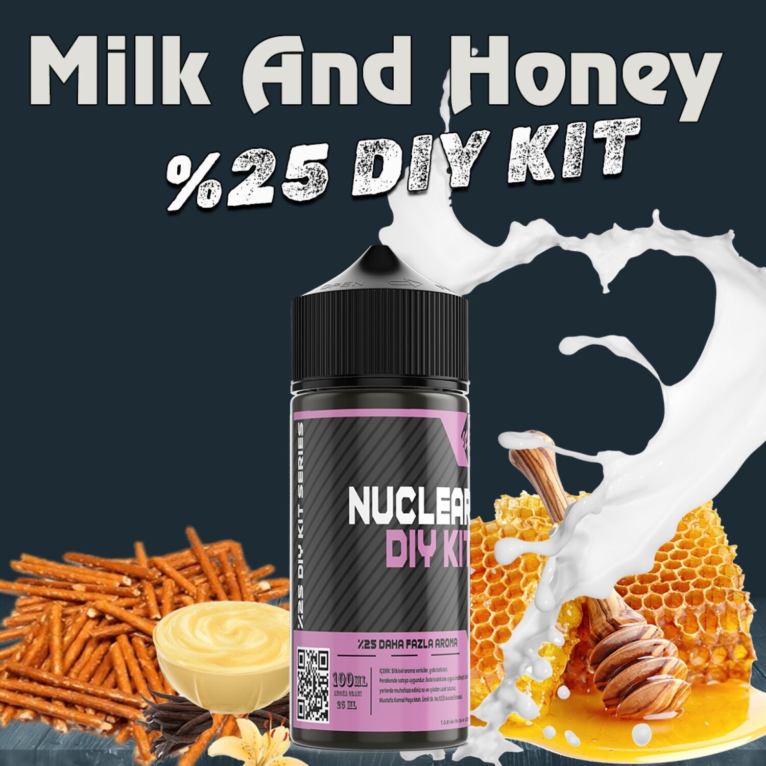 %25 Milk And Honey Yoğun Aroma Dıy-Kit