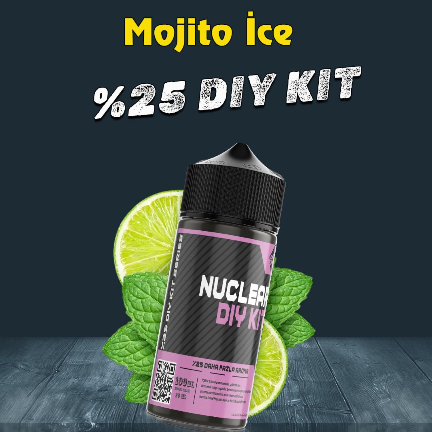 %25 Mojito İce Yoğun Aroma Dıy-Kit Drif Serisi