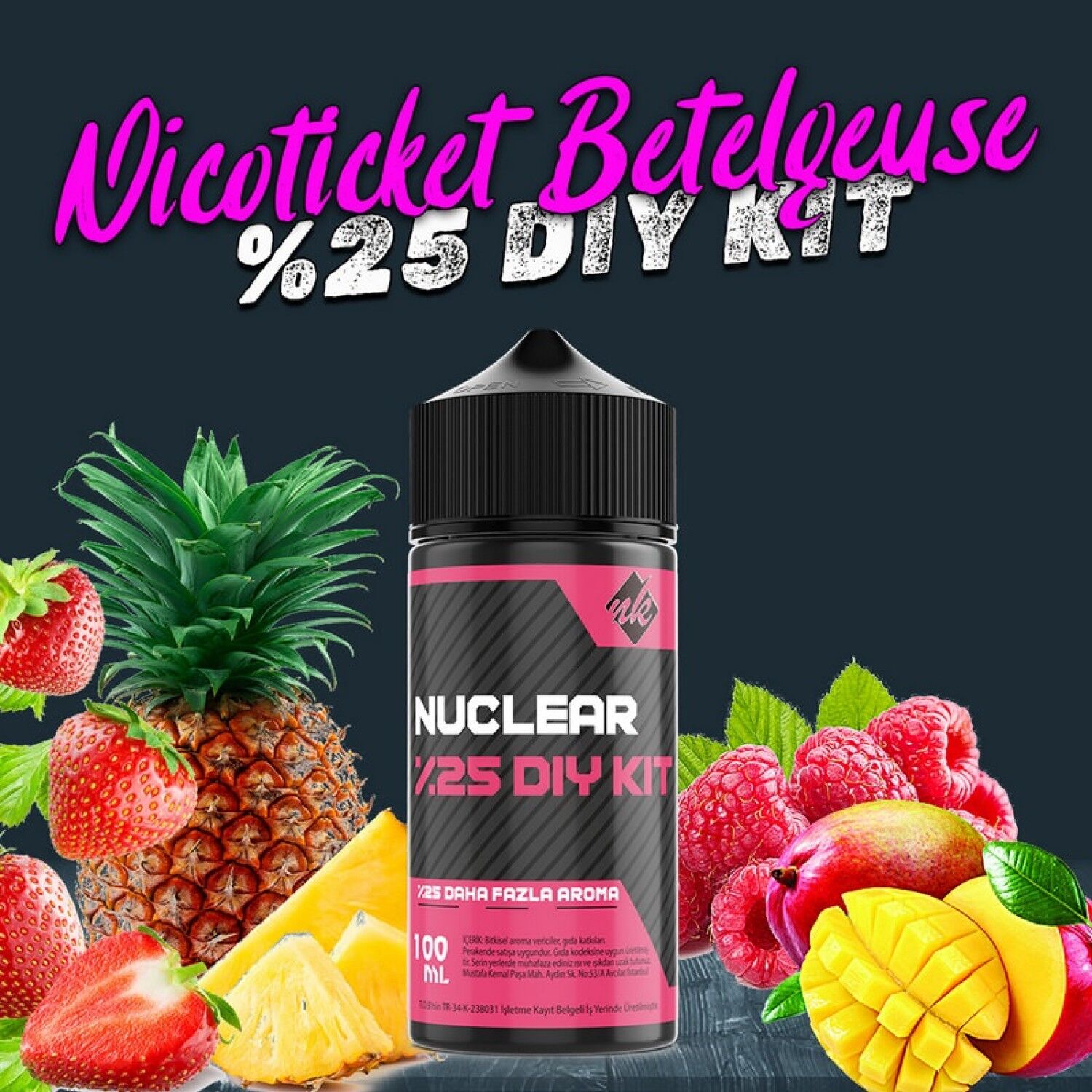 %25 Nicoticket Betelgeuse Yoğun Aroma Dıy-Kit