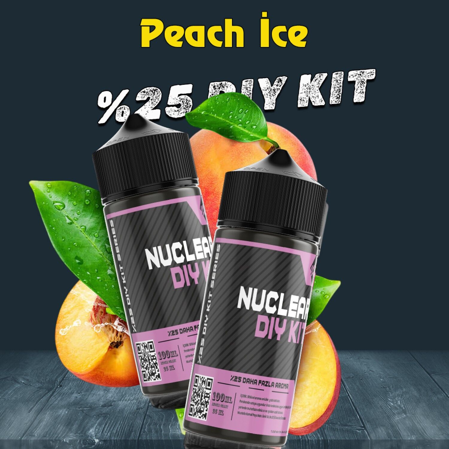 %25 Peach İce Yoğun Aroma Dıy-Kit Drif Serisi
