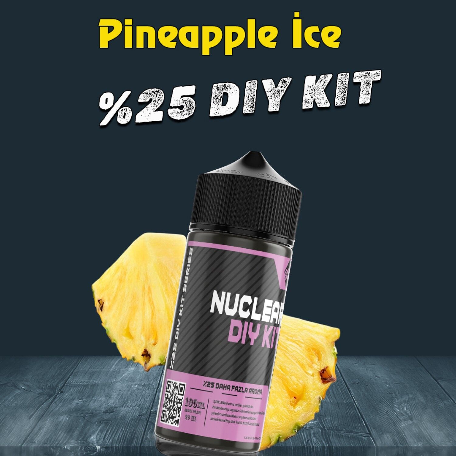 %25 Pineapple İce Yoğun Aroma Dıy-Kit Drif Serisi