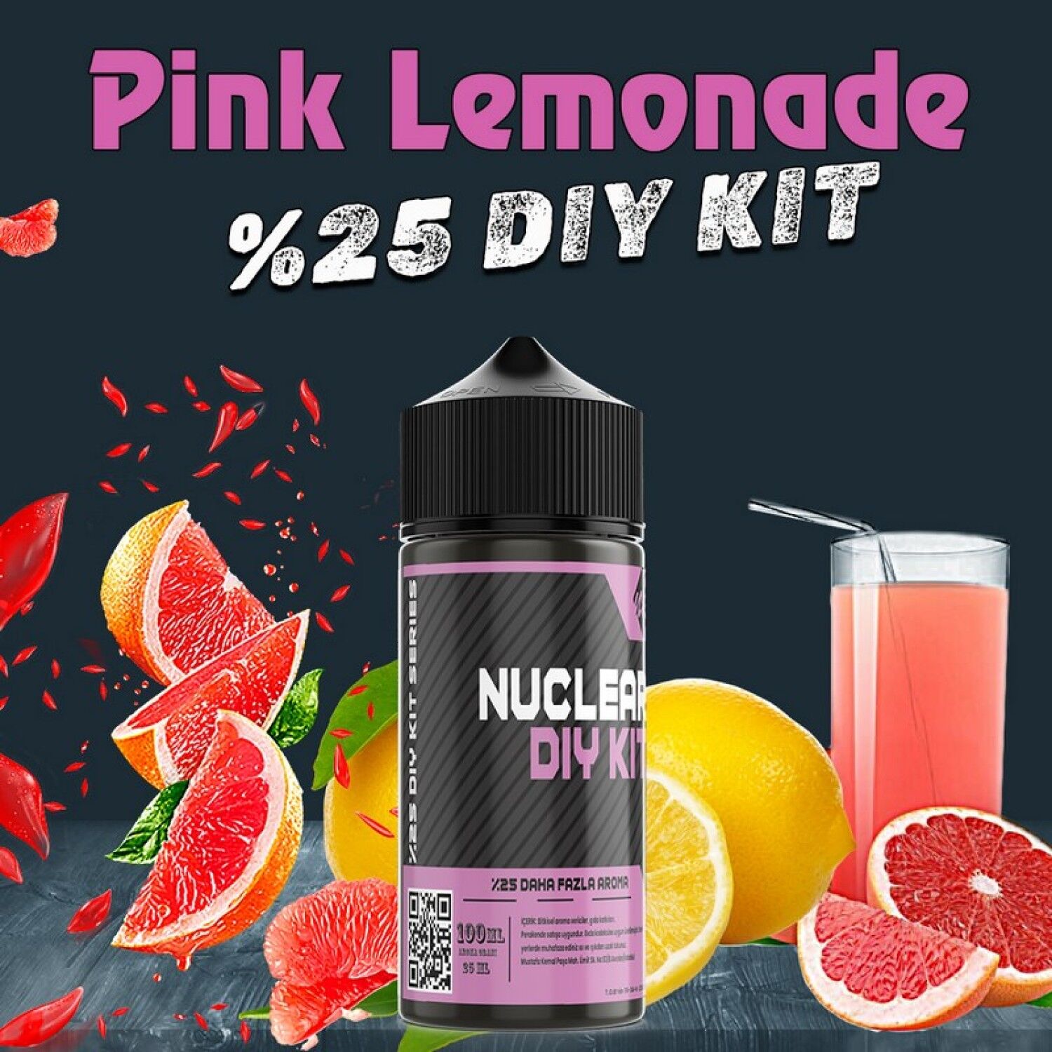 %25 Pink Lemonade Yoğun Aroma Dıy-Kit