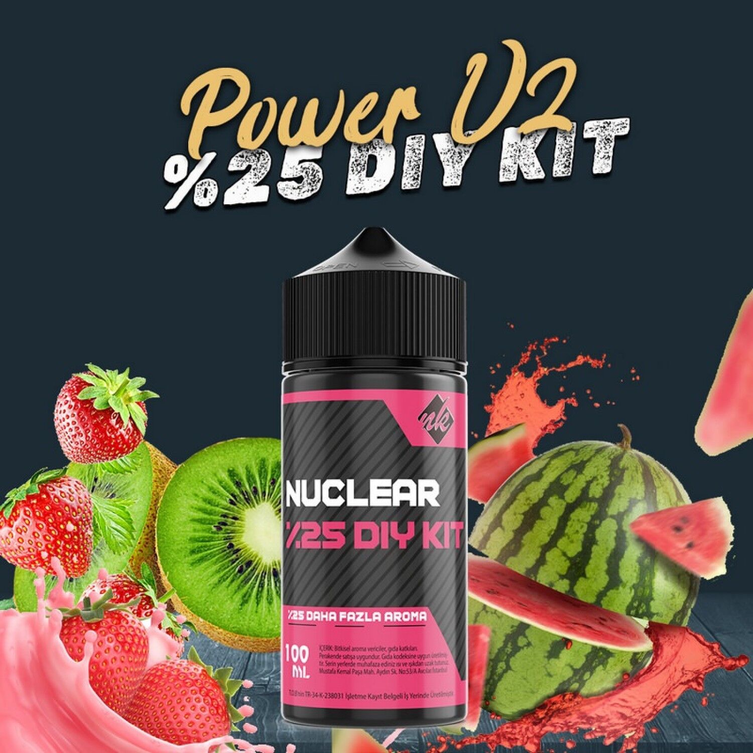 %25 Power V2 Yoğun Aroma Dıy-Kit