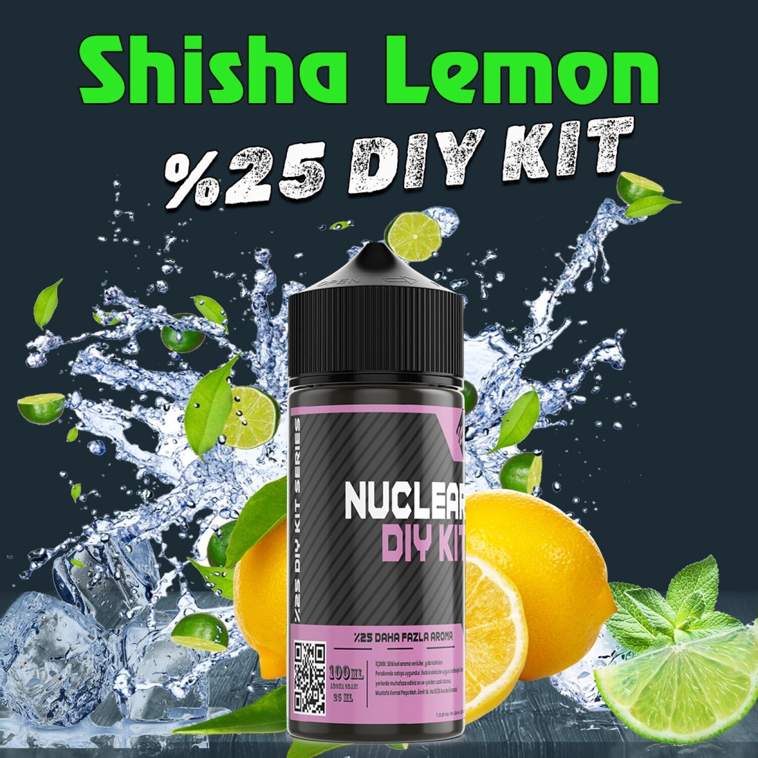 %25 Shisha Lemon Yoğun Aroma Dıy-Kit