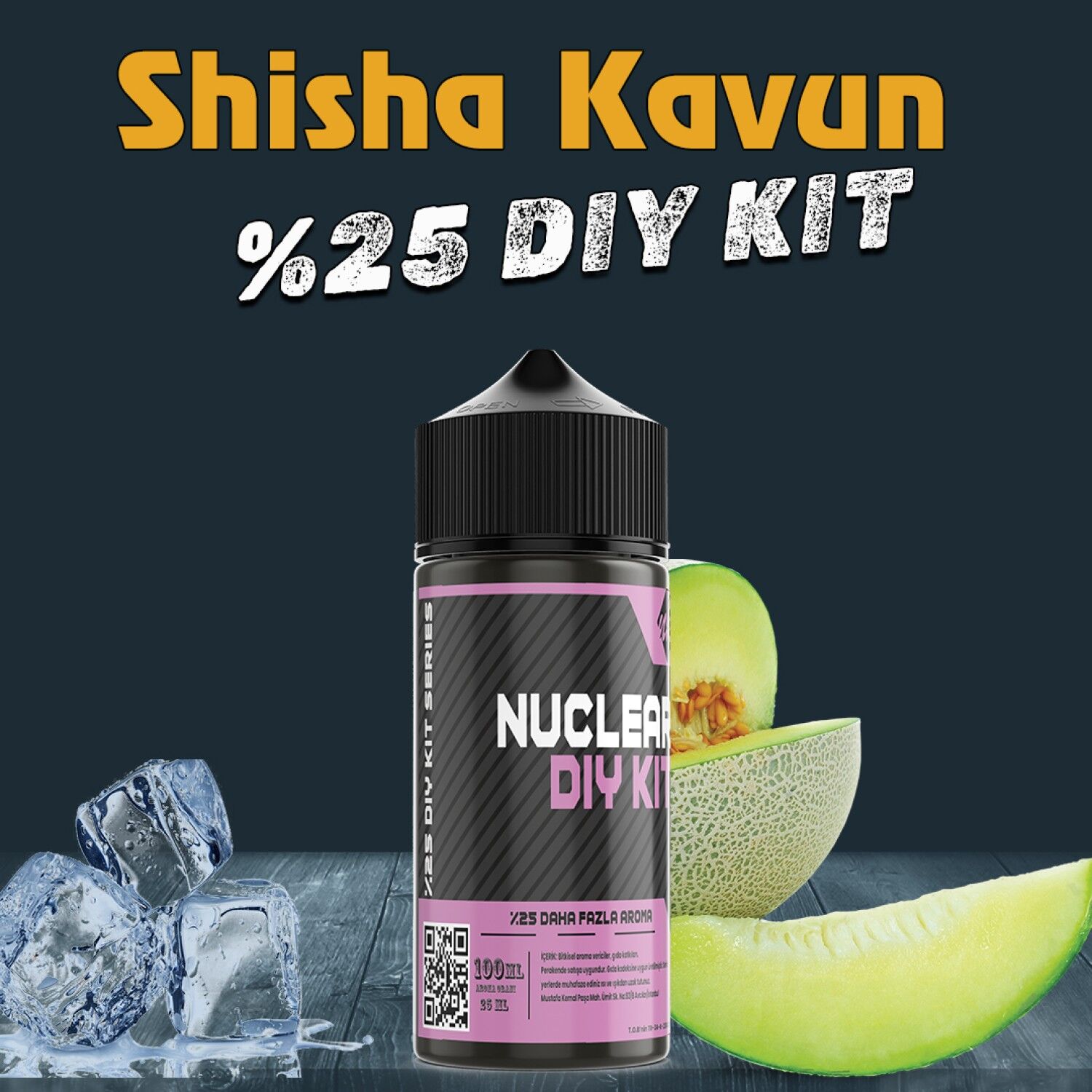 %25 Shisha Kavun Yoğun Aroma Dıy-Kit
