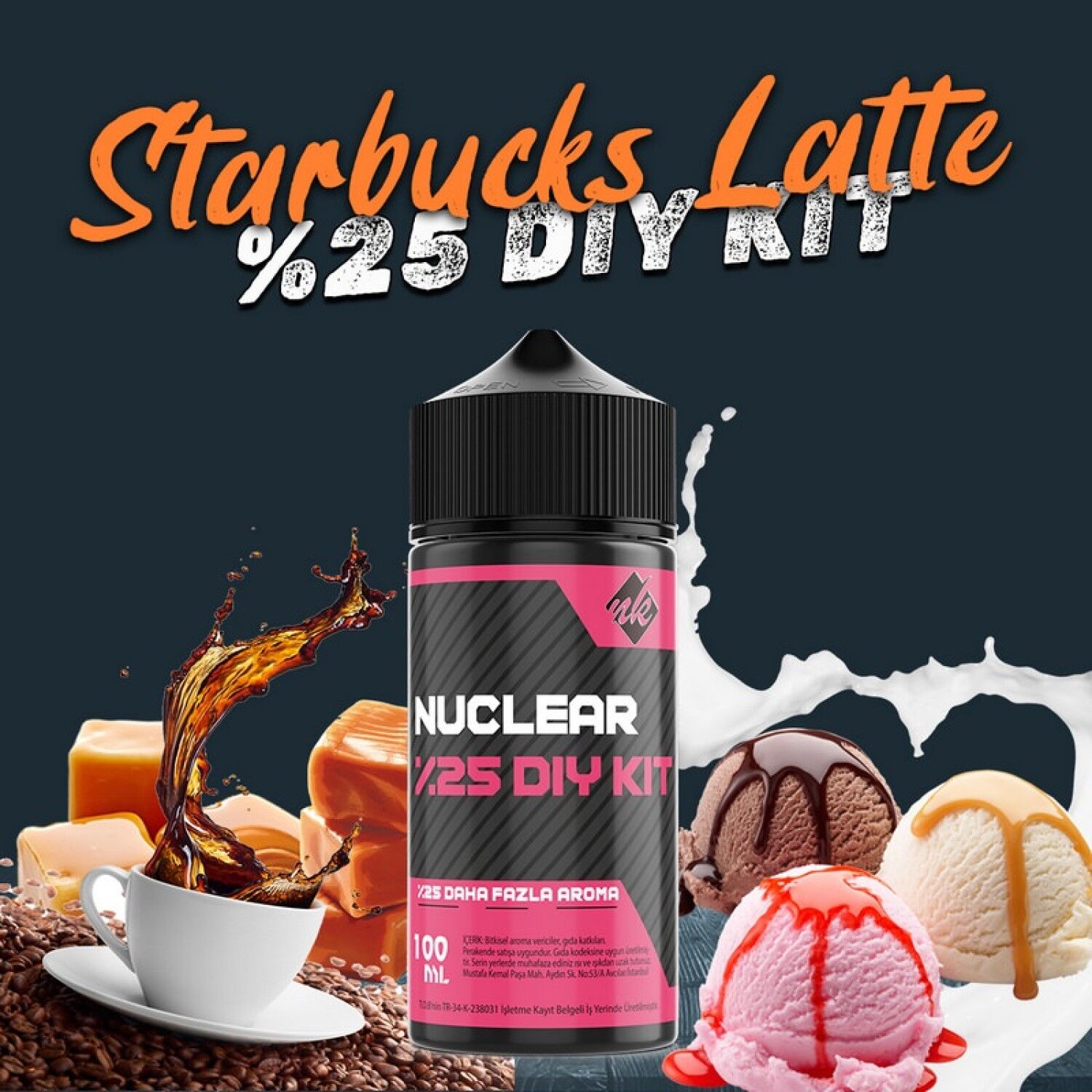 %25 Starbucks Latte Yoğun Aroma Dıy-Kit