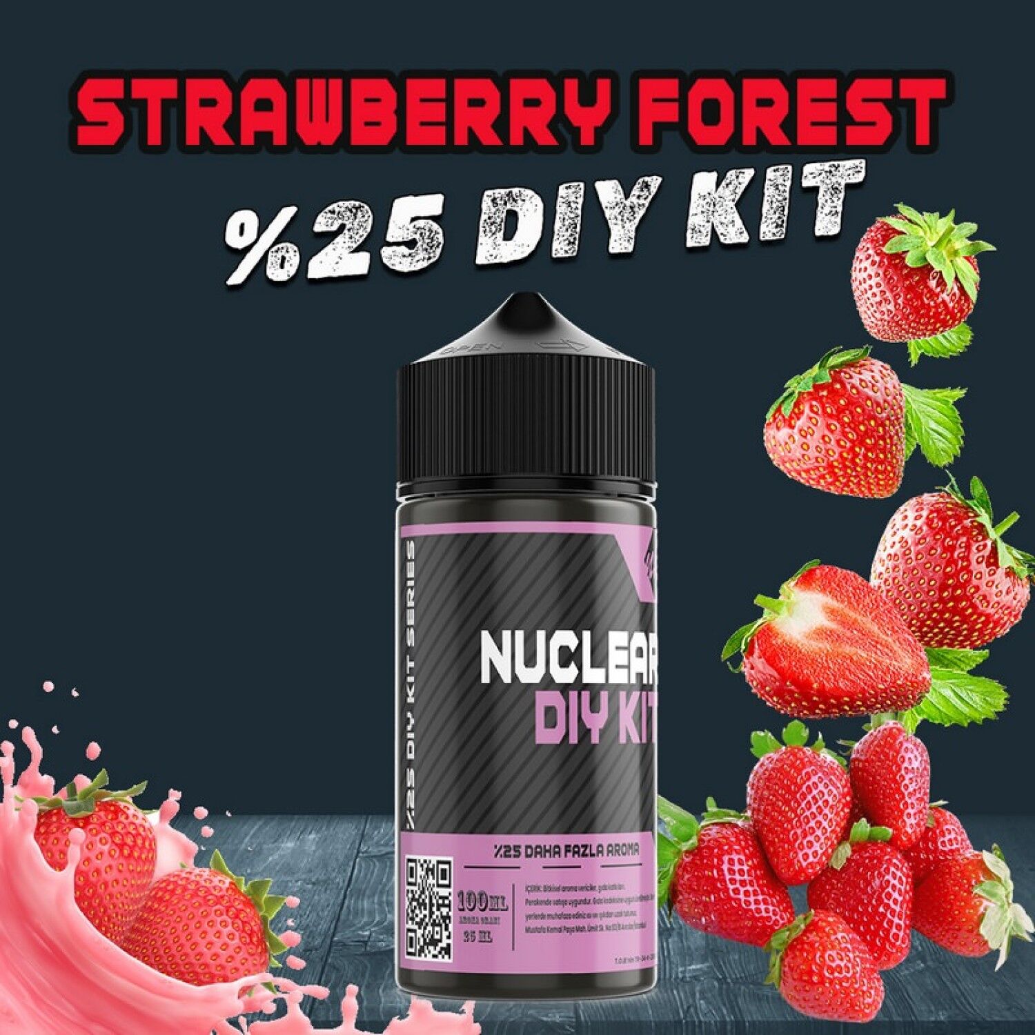 %25 Strawberry Forest Yoğun Aroma Dıy-Kit