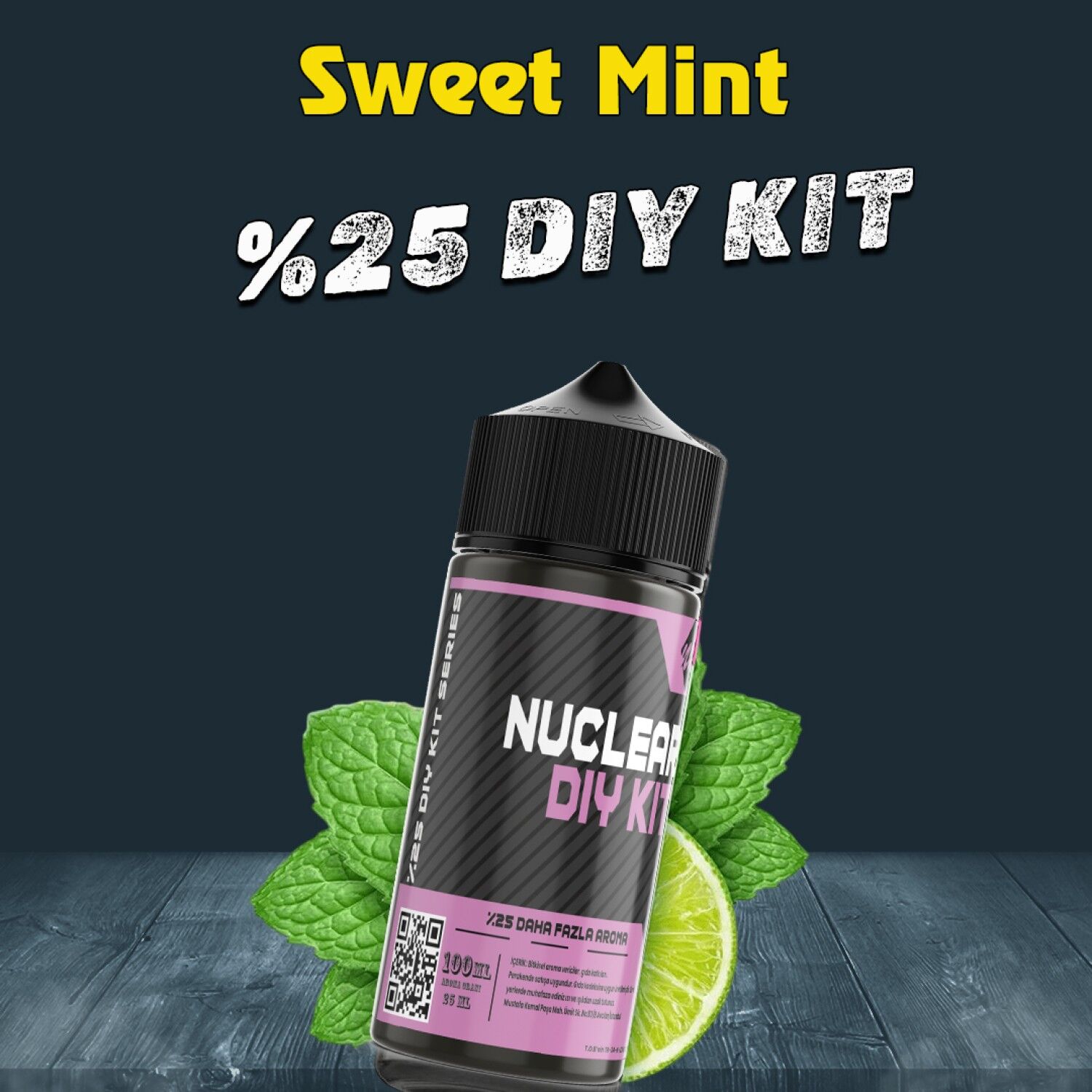 %25 Sweet Mint Yoğun Aroma Dıy-Kit Drif Serisi