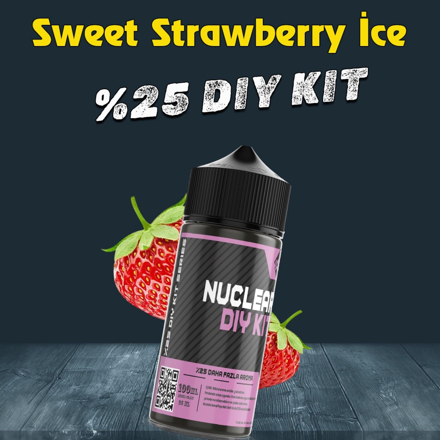 %25 Sweet Strawberry İce Yoğun Aroma Dıy-Kit Drif Serisi