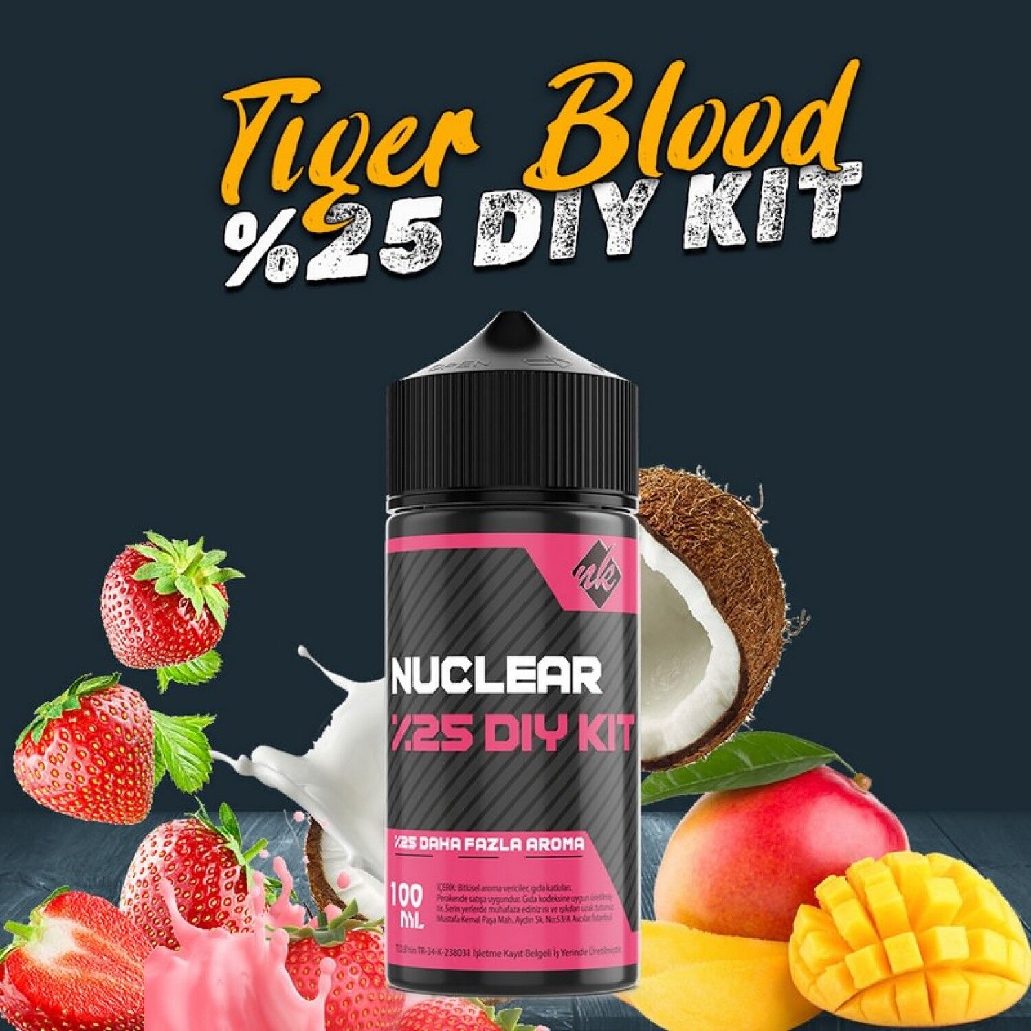 %25 Tiger Blood Yoğun Aroma Dıy-Kit