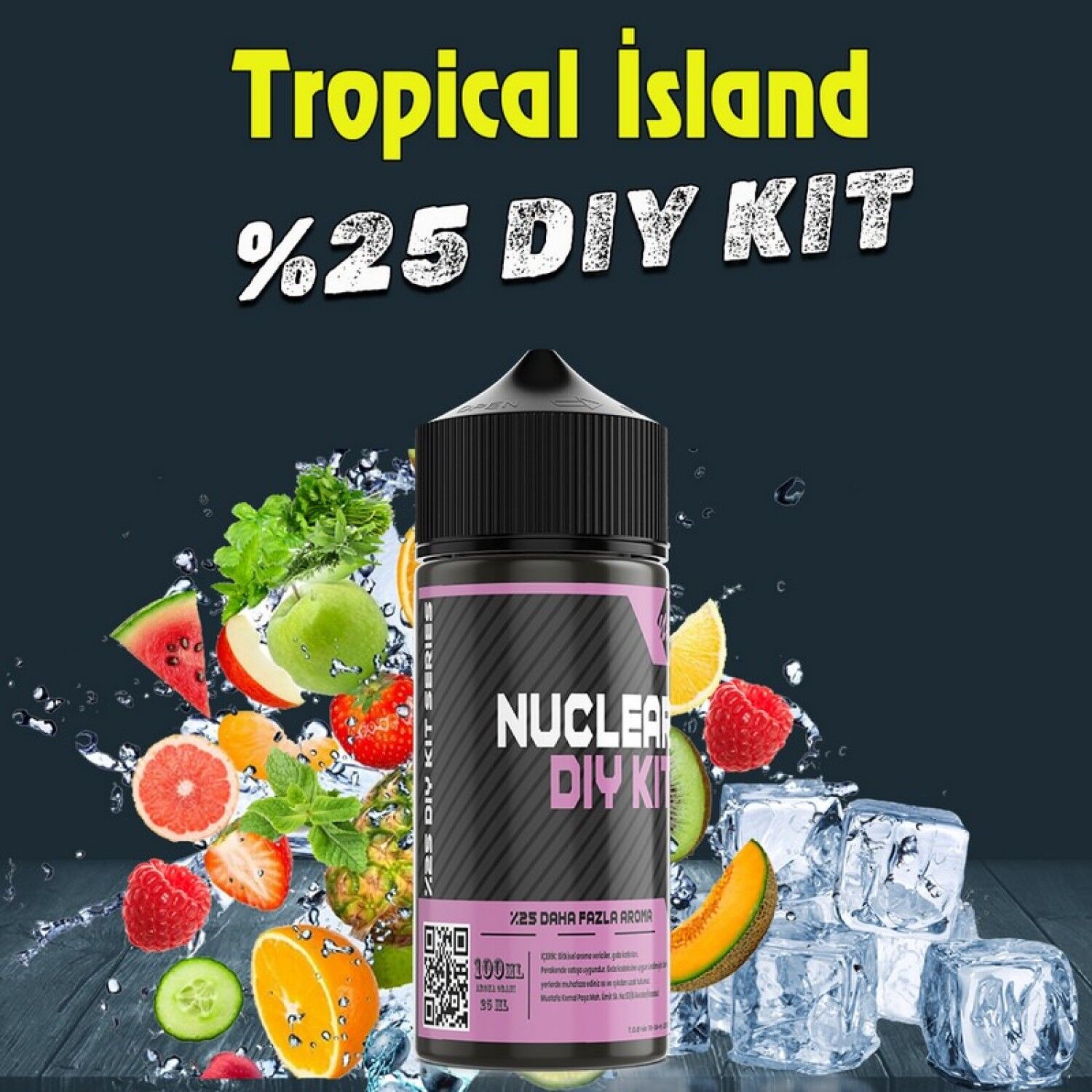 %25 Tropical İsland Yoğun Aroma Dıy-Kit Doz Serisi