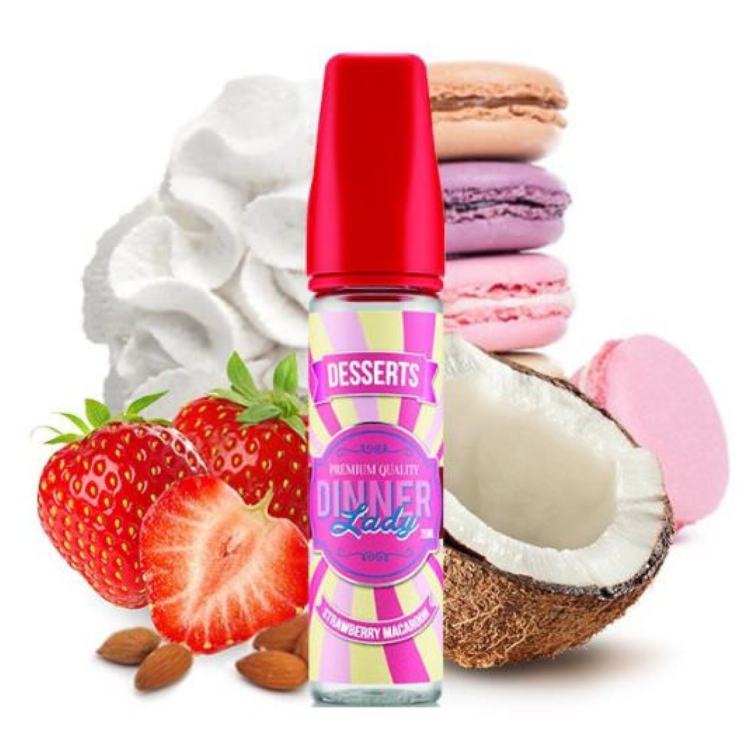 Dinner Lady Strawberry Macaron Dolum Aroma