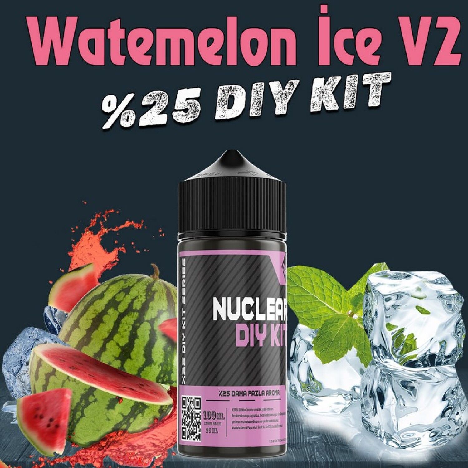 %25 Watermelon İce V2 Yoğun Aroma Dıy-Kit Vamp Serisi