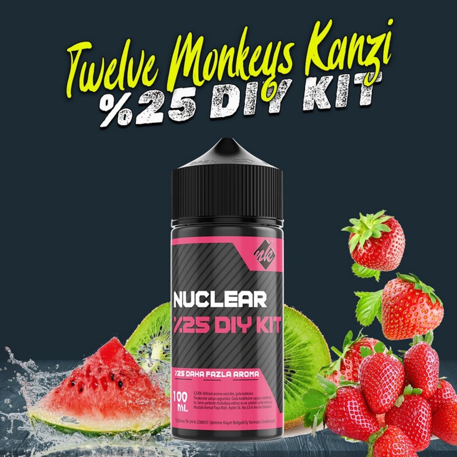 %25 Twelve Monkeys Kanzi Yoğun Aroma Dıy-Kit