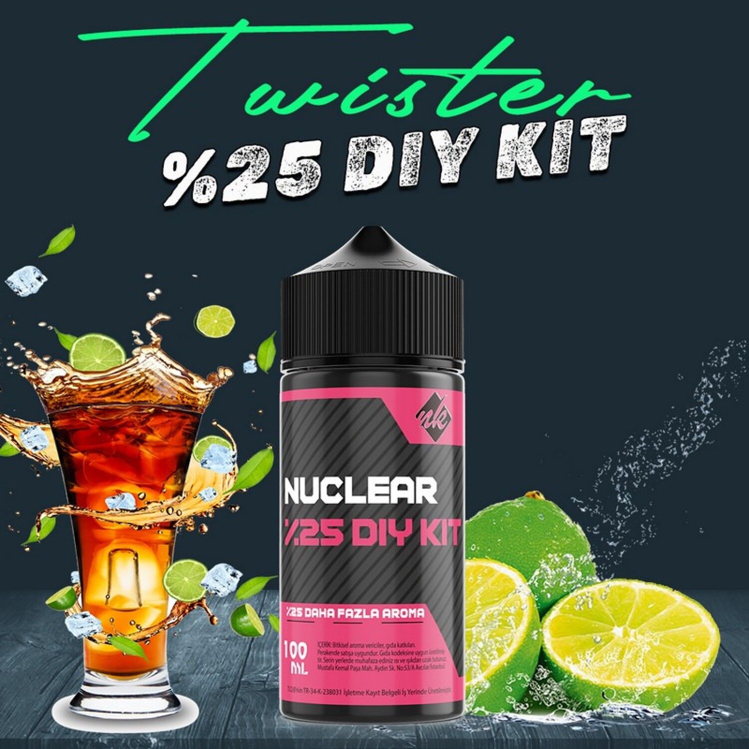 %25 Twister Yoğun Aroma Dıy-Kit
