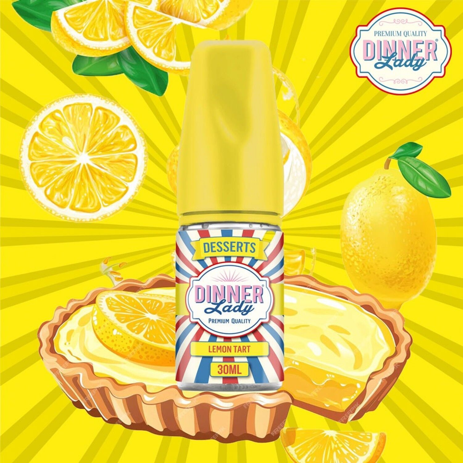 Dinner Lady Lemon Tart 30 ML Orjinal Şişe Aroma