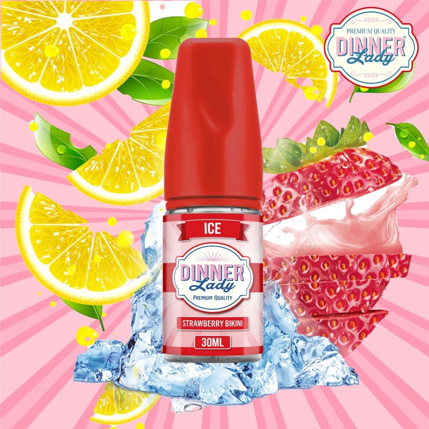 Dinner Lady Strawberry Bikini 30 ML Orjinal Şişe Aroma