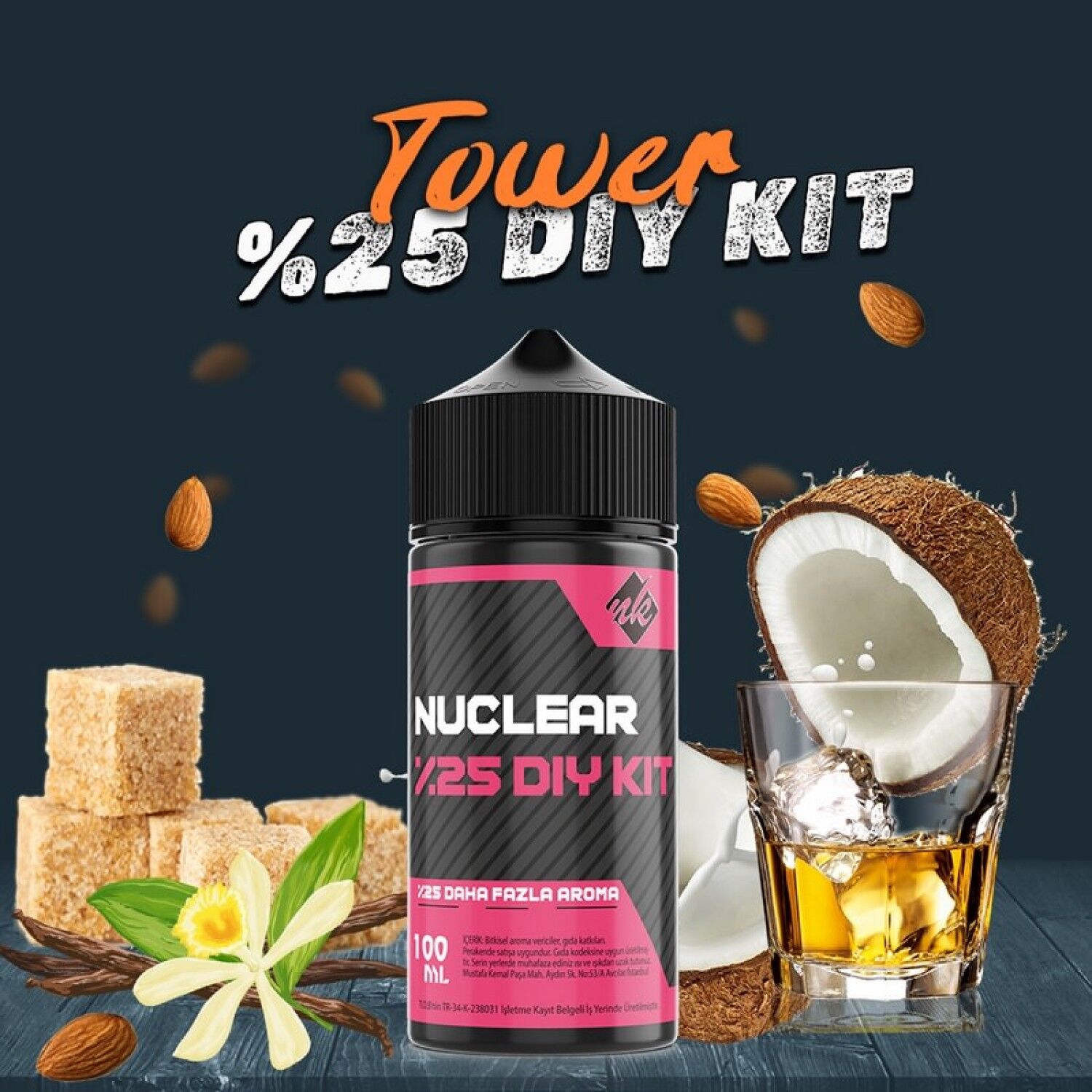 %25 Tower Yoğun Aroma Dıy-Kit