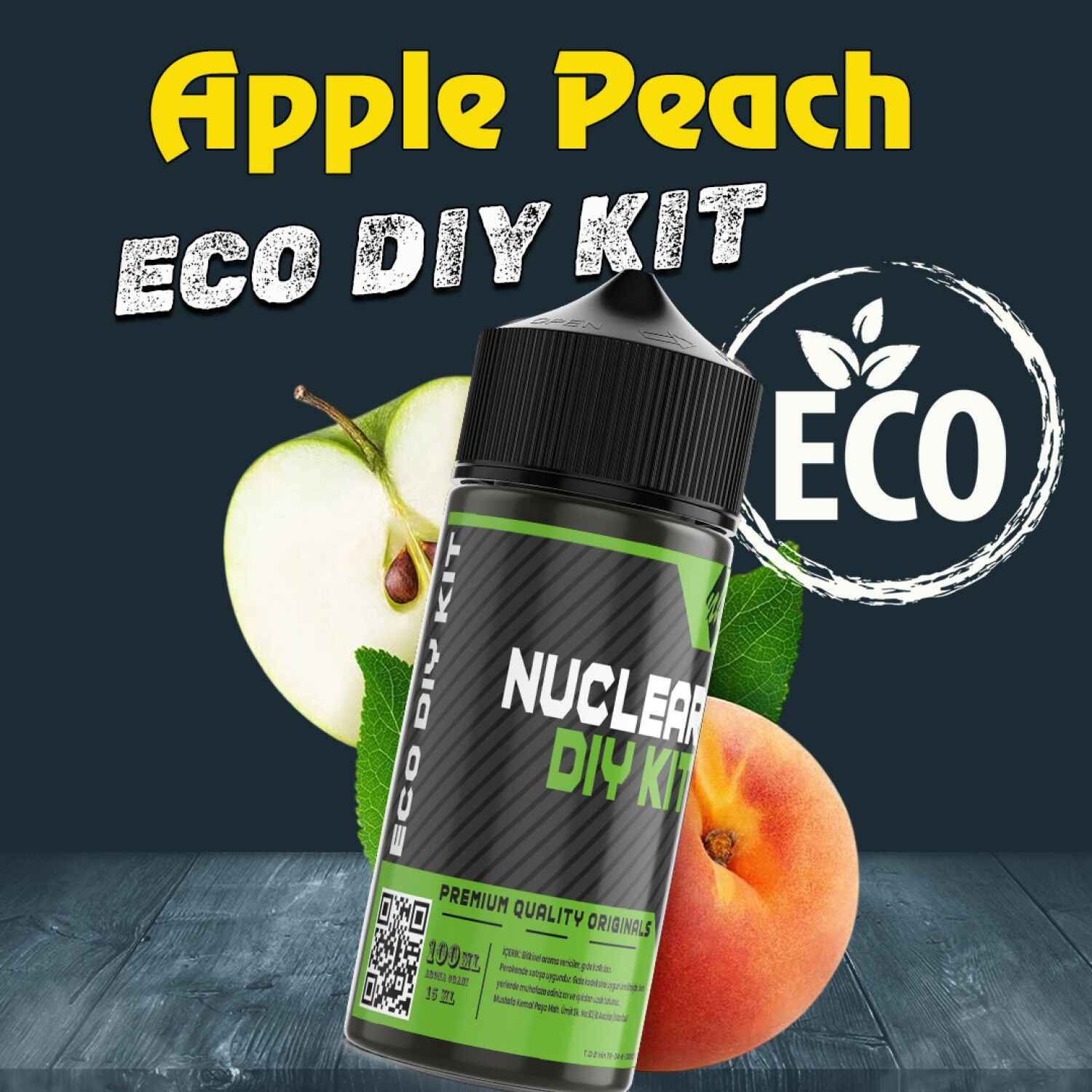 Eco Apple Peach Aroma Dıy-Kit Drif Serisi