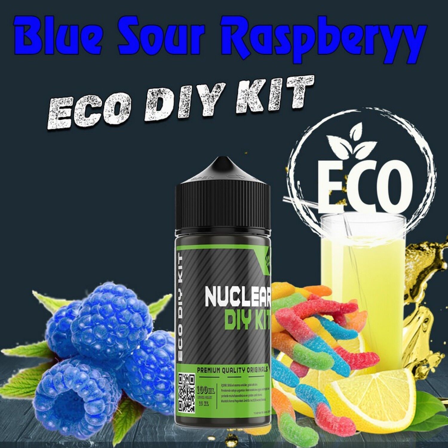 Eco Blue Sour Raspberry Aroma Dıy-Kit Vamp Serisi