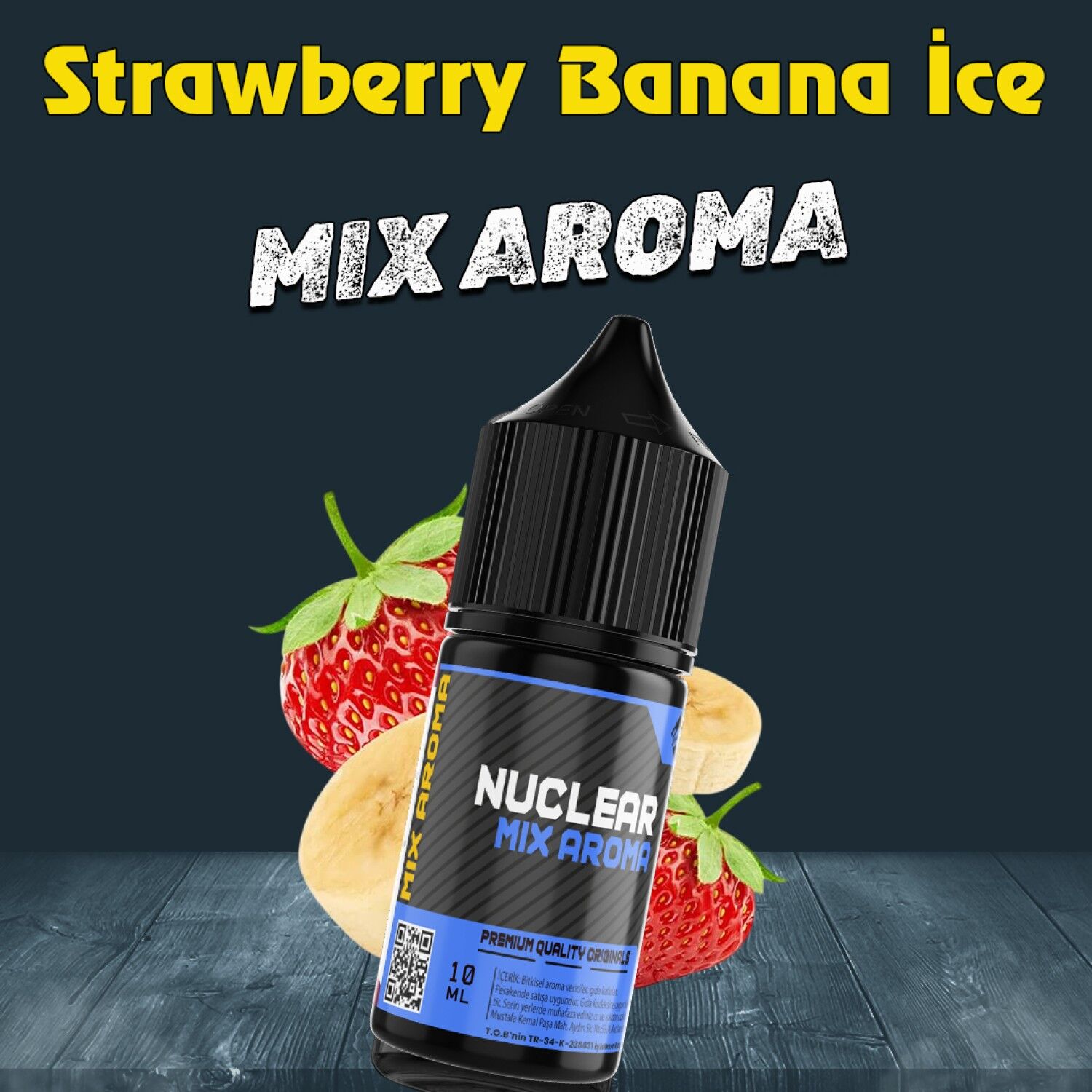 Strawberry Banana İce Mix Aroma Drif Serisi