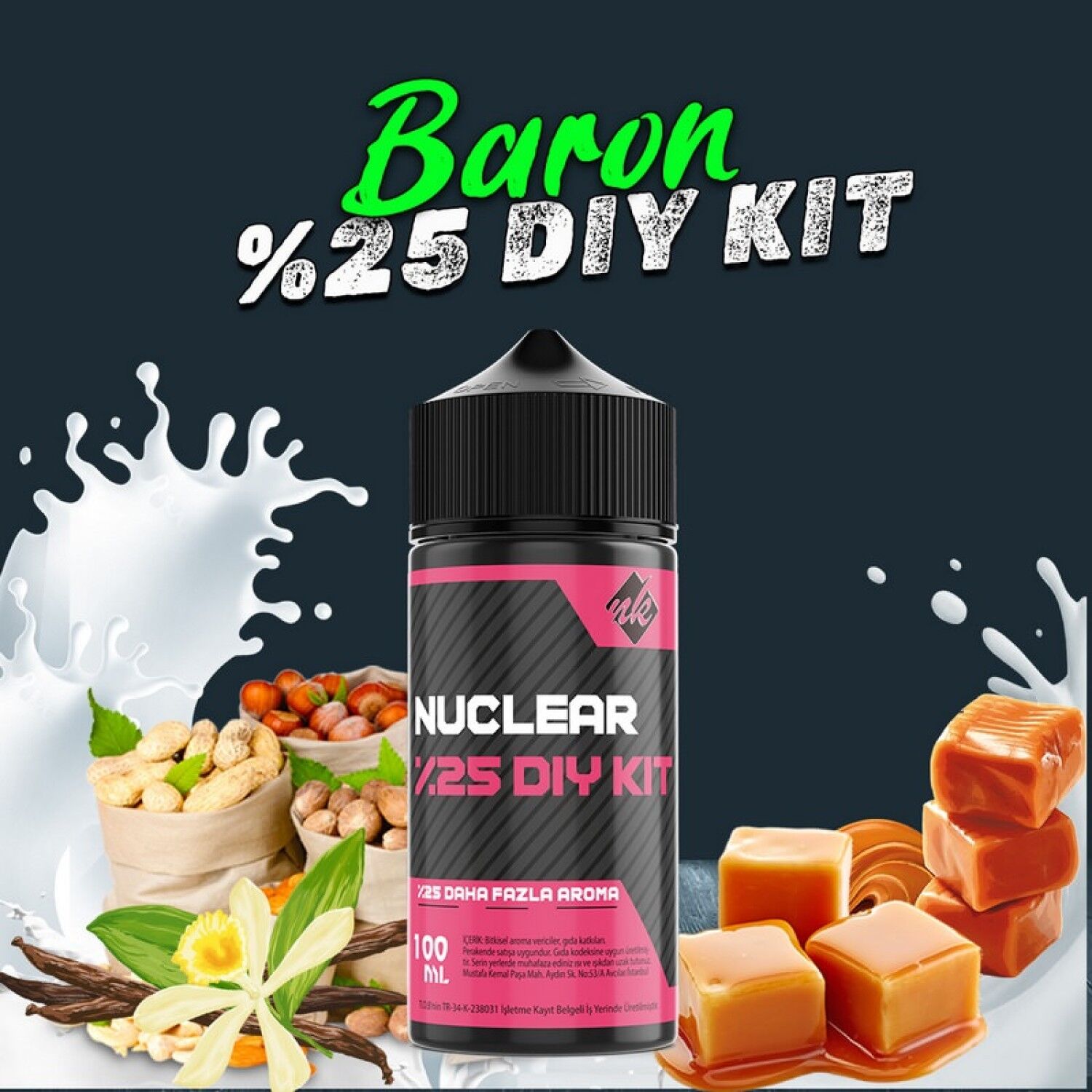%25 Baron Yoğun Aroma Dıy-Kit