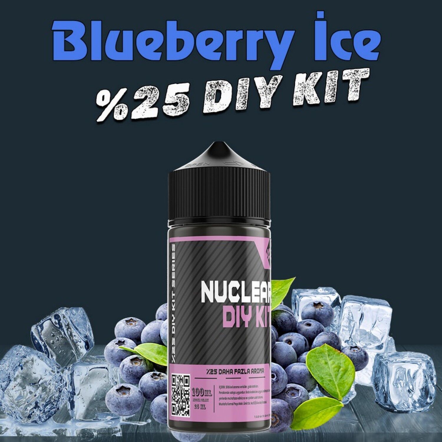 %25 Blueberry İce Yoğun Aroma Dıy-Kit