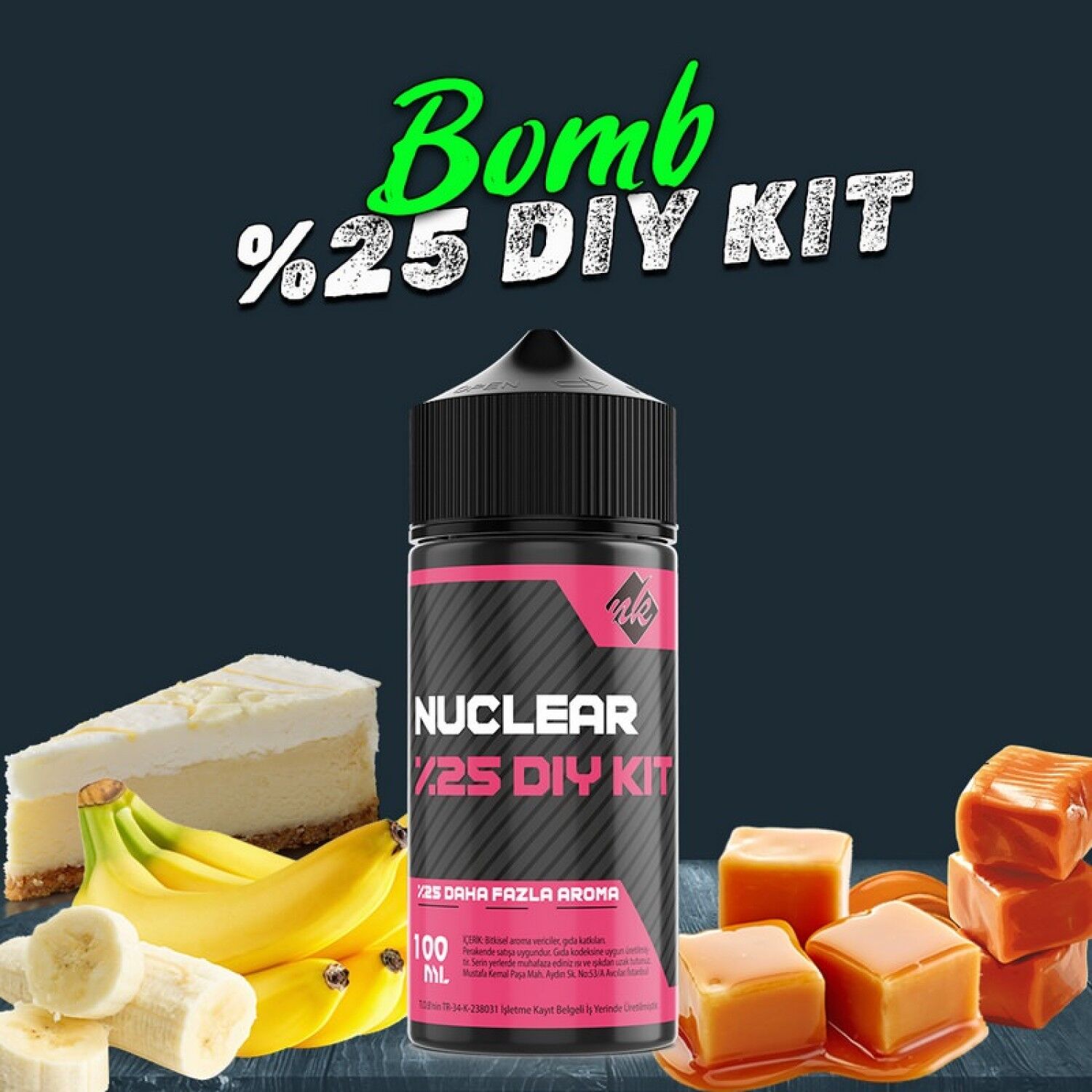%25 Bomb Yoğun Aroma Dıy-Kit