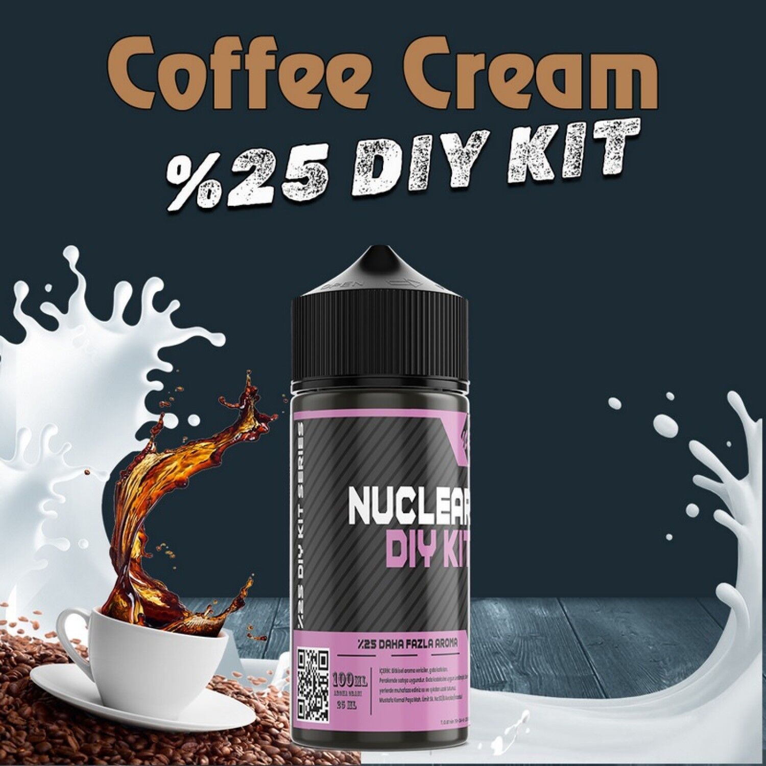 %25 Coffee Cream Yoğun Aroma Dıy-Kit