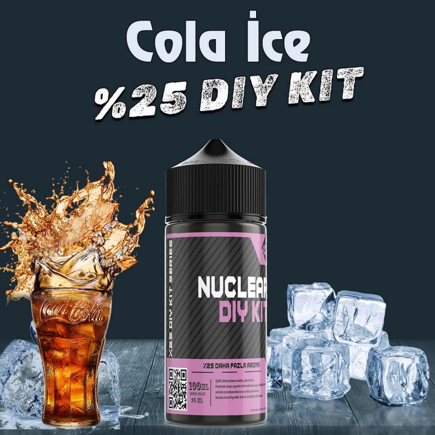%25 Cola İce Yoğun Aroma Dıy-Kit
