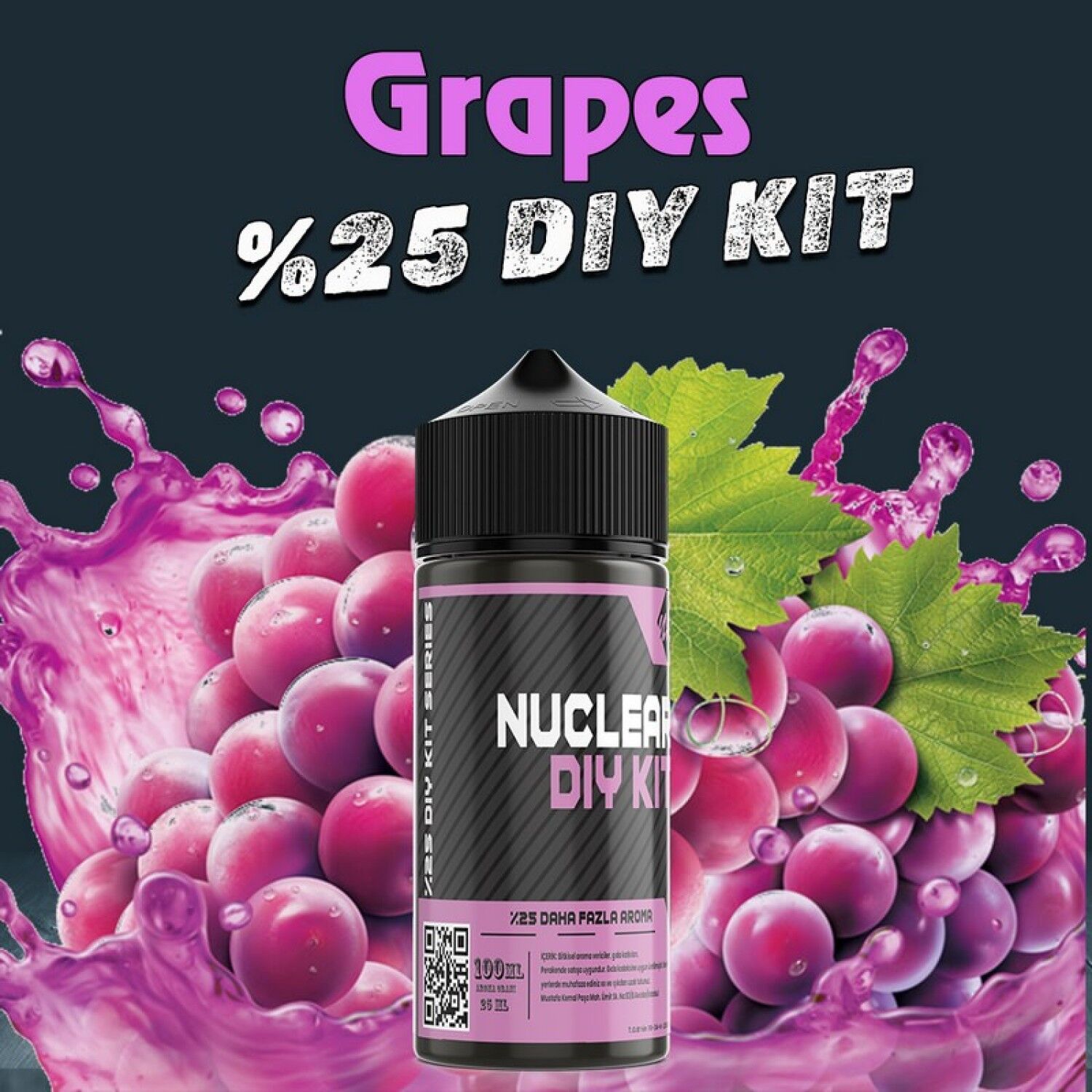 %25 Grapes Yoğun Aroma Dıy-Kit