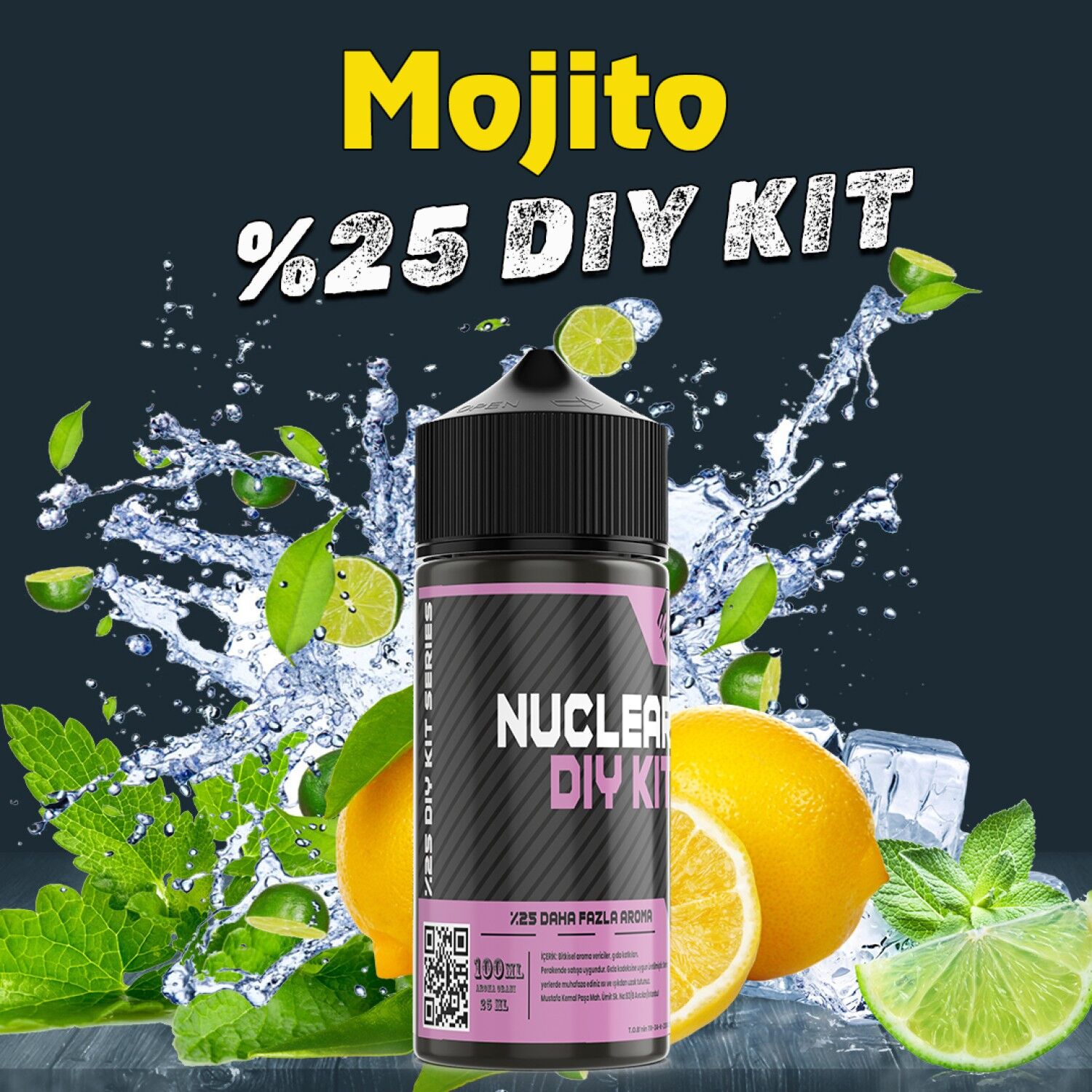 %25 Mojito Yoğun Aroma Dıy-Kit
