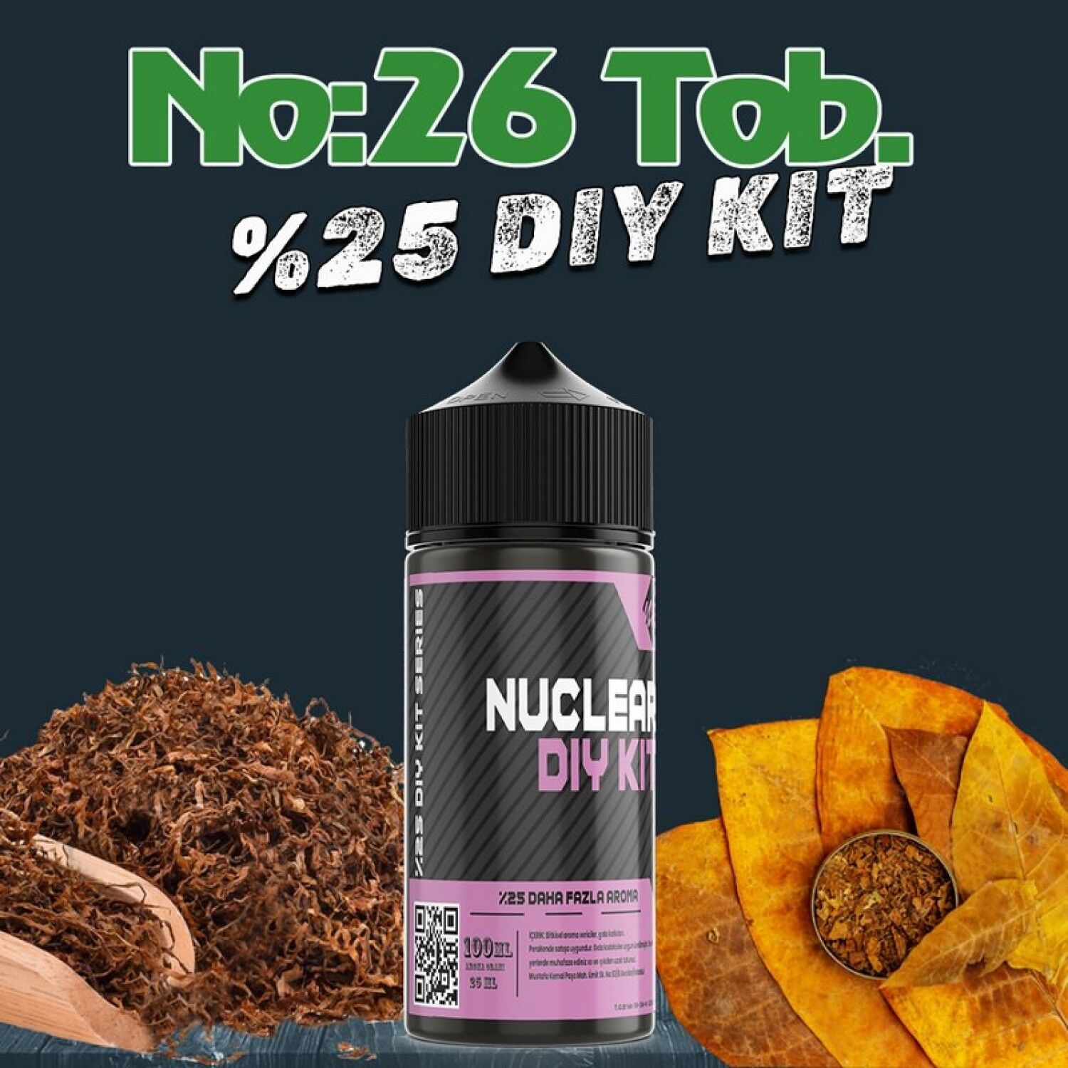 %25 No 26 Tobaco Yoğun Aroma Dıy-Kit