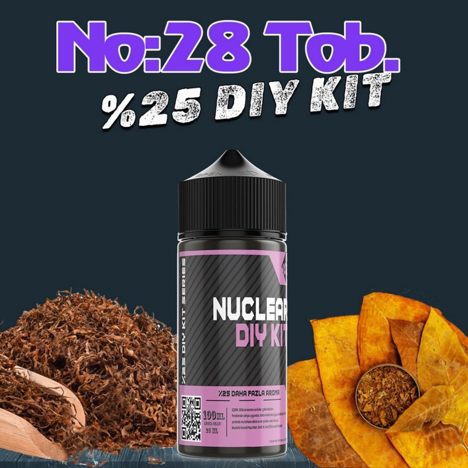 %25 No 28 Tobaco Yoğun Aroma Dıy-Kit